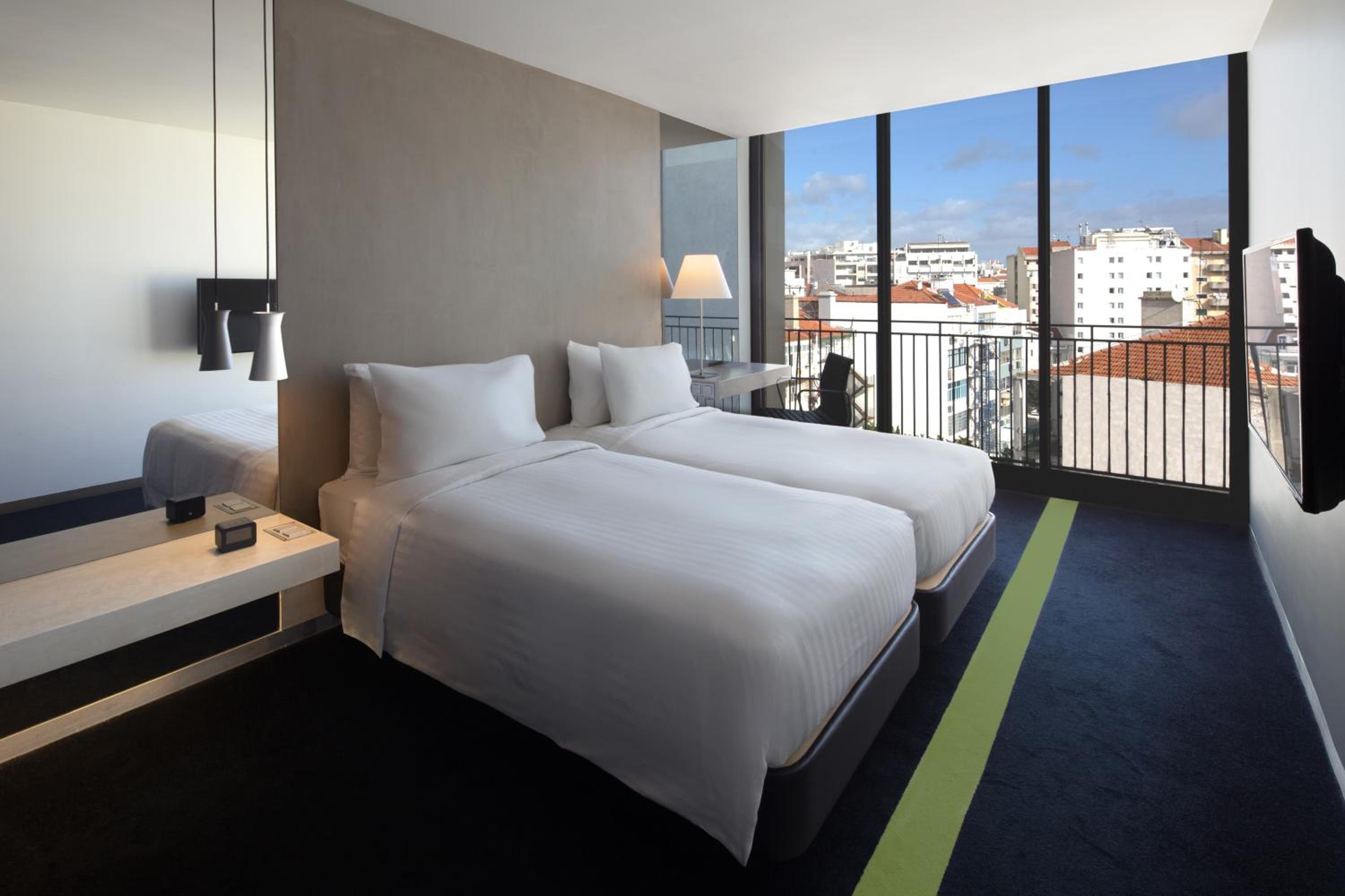 Twin Patio View Room with Balcony