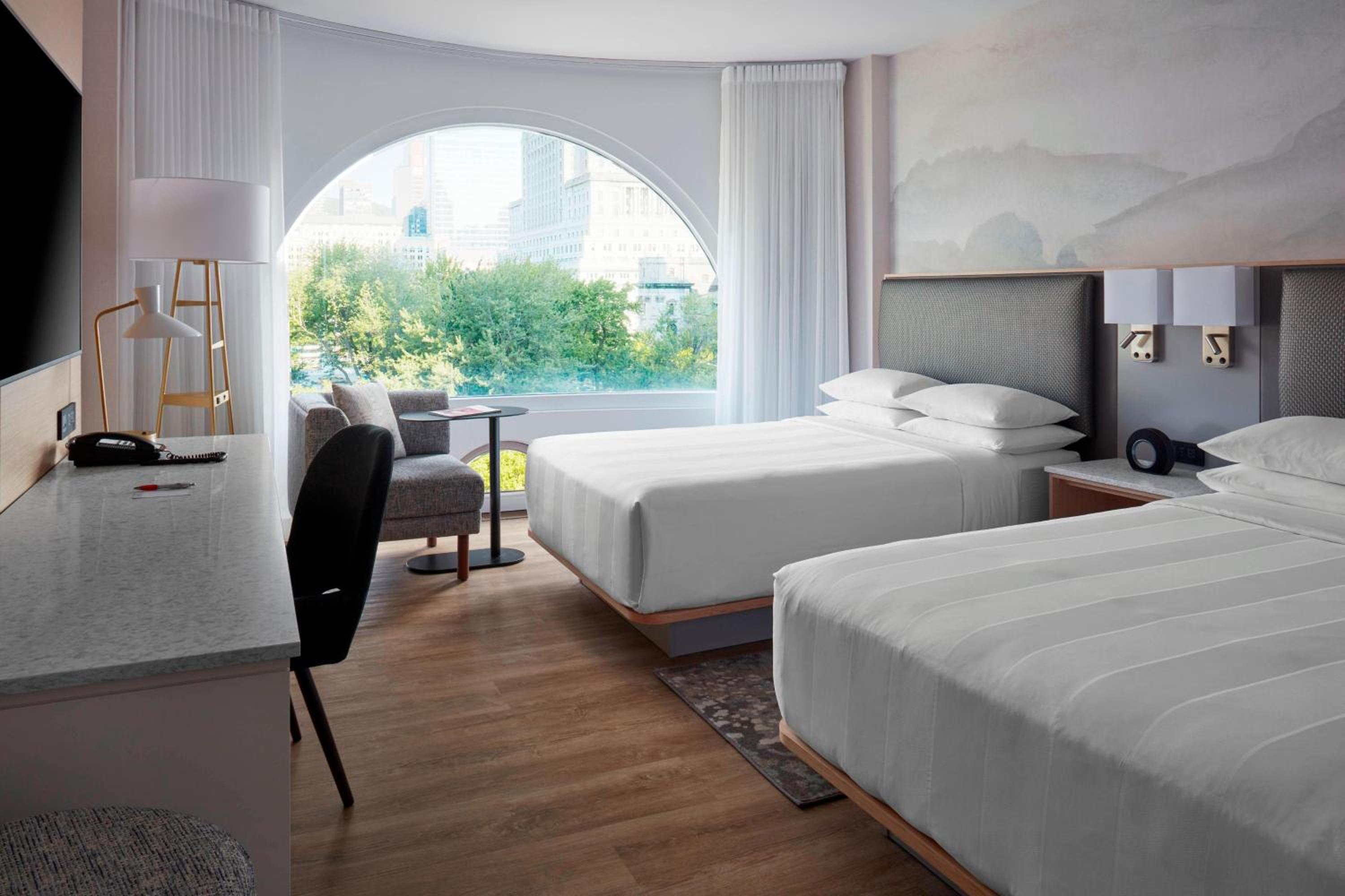 Double Room with Two Double Beds - Park View