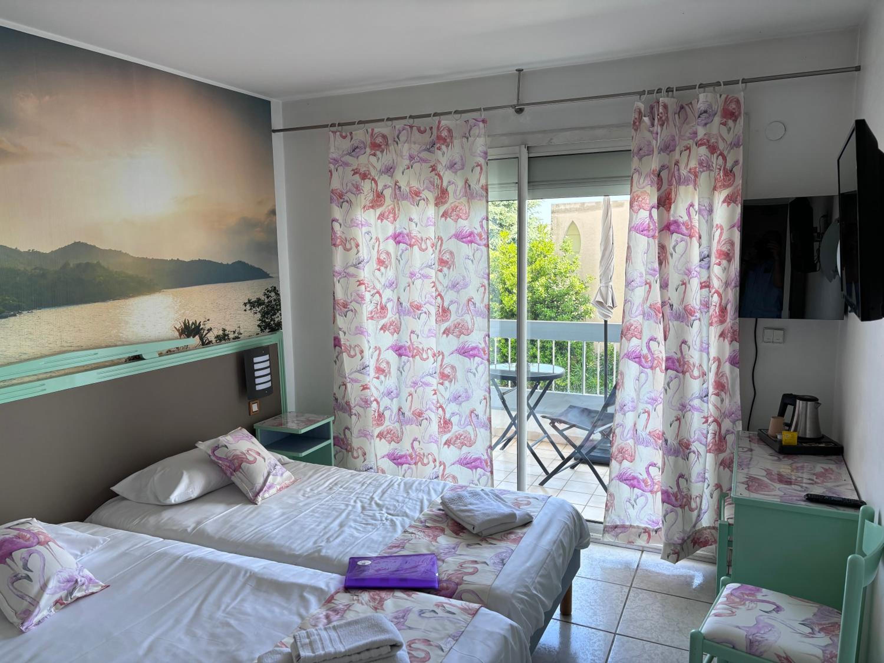 Superior Double or Twin Room with Balcony and Pool View