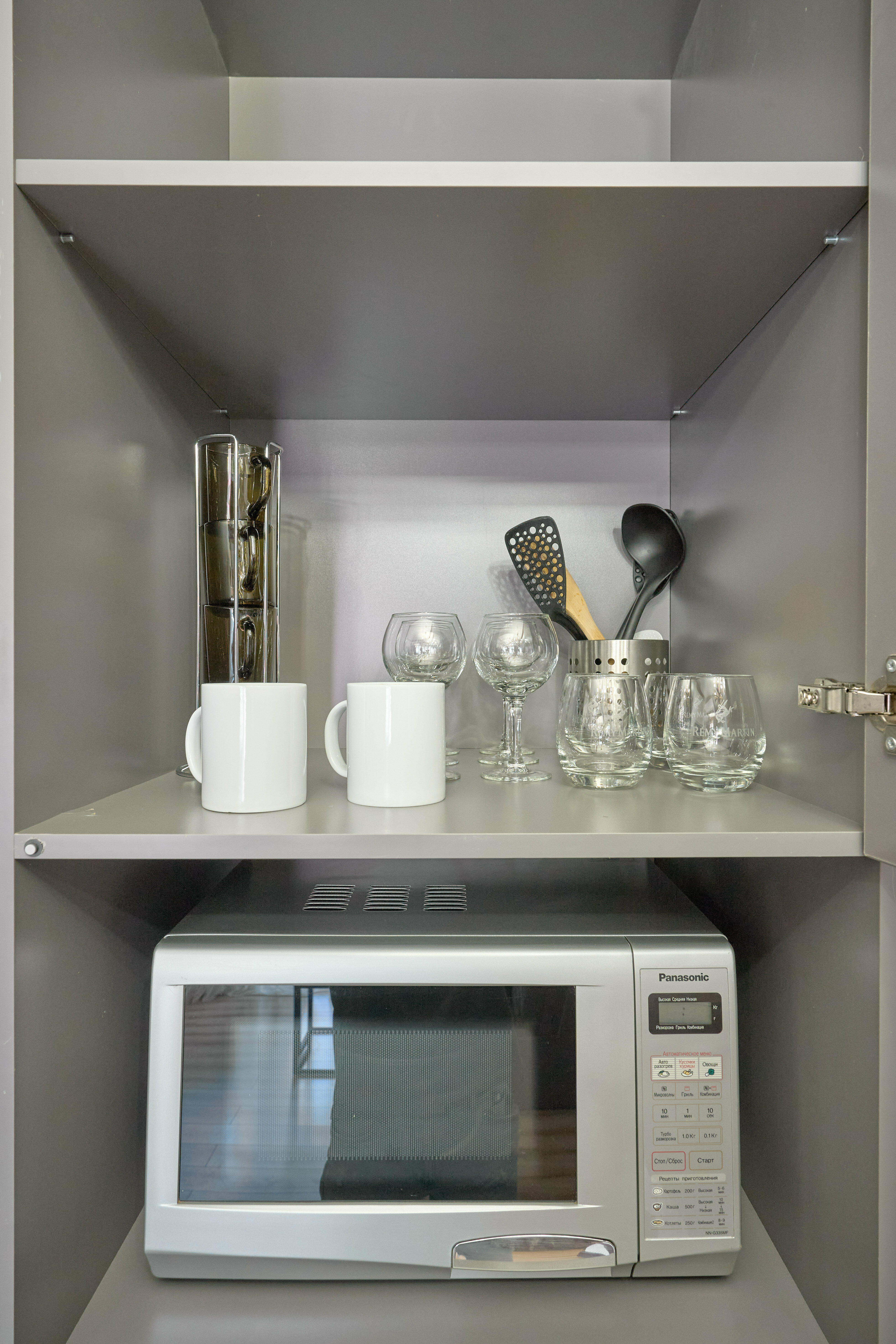 Студия четырёхместная с мини-кухней и балконом