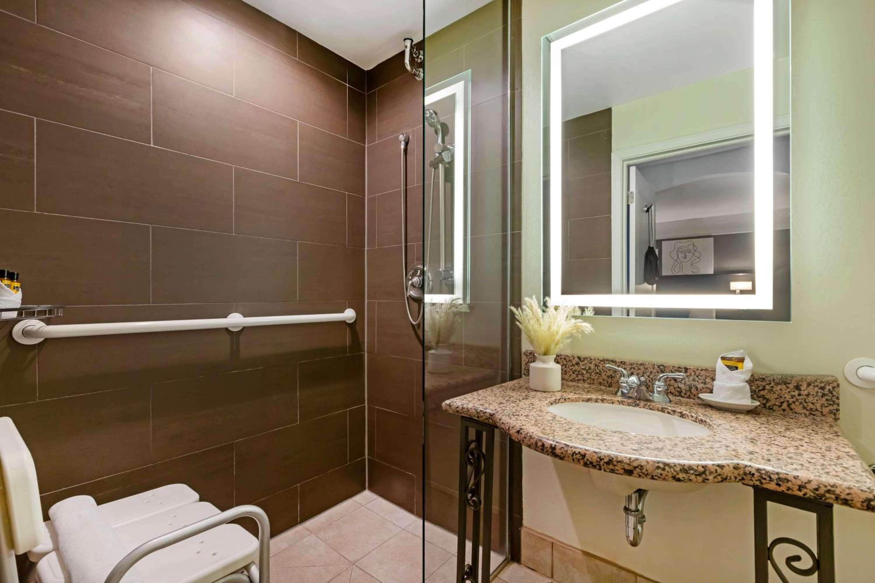 King Room with Roll-In Shower - Mobility Access