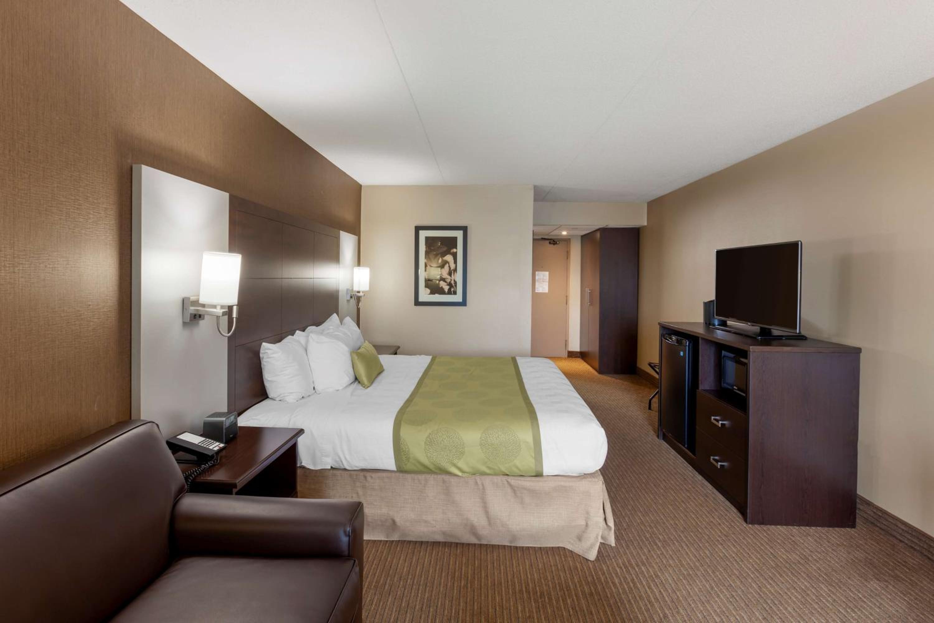 King Room with Sofa Bed and Atrium View