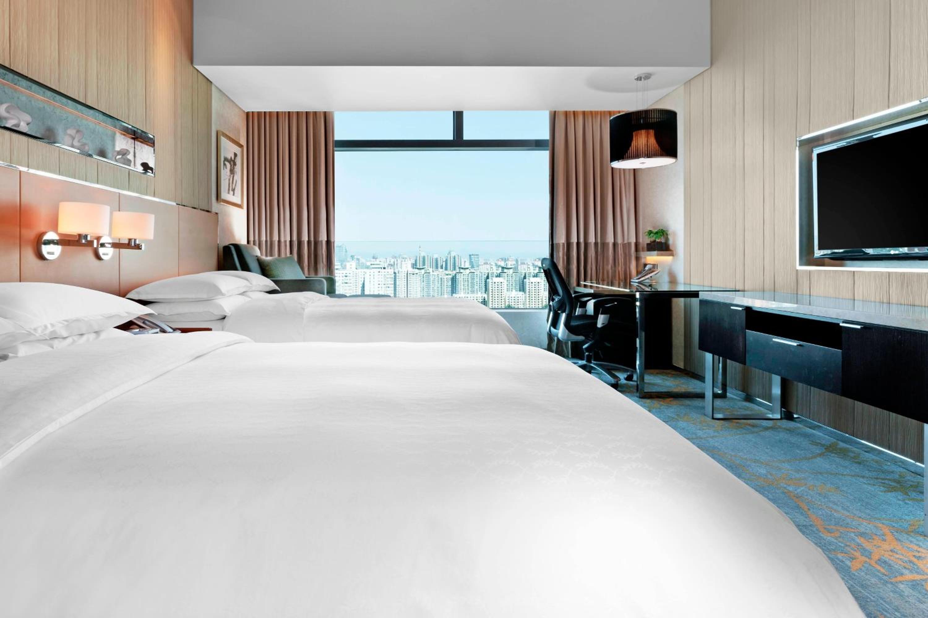 Club Twin Bed Room, Club lounge access, Guest room, 2 Double