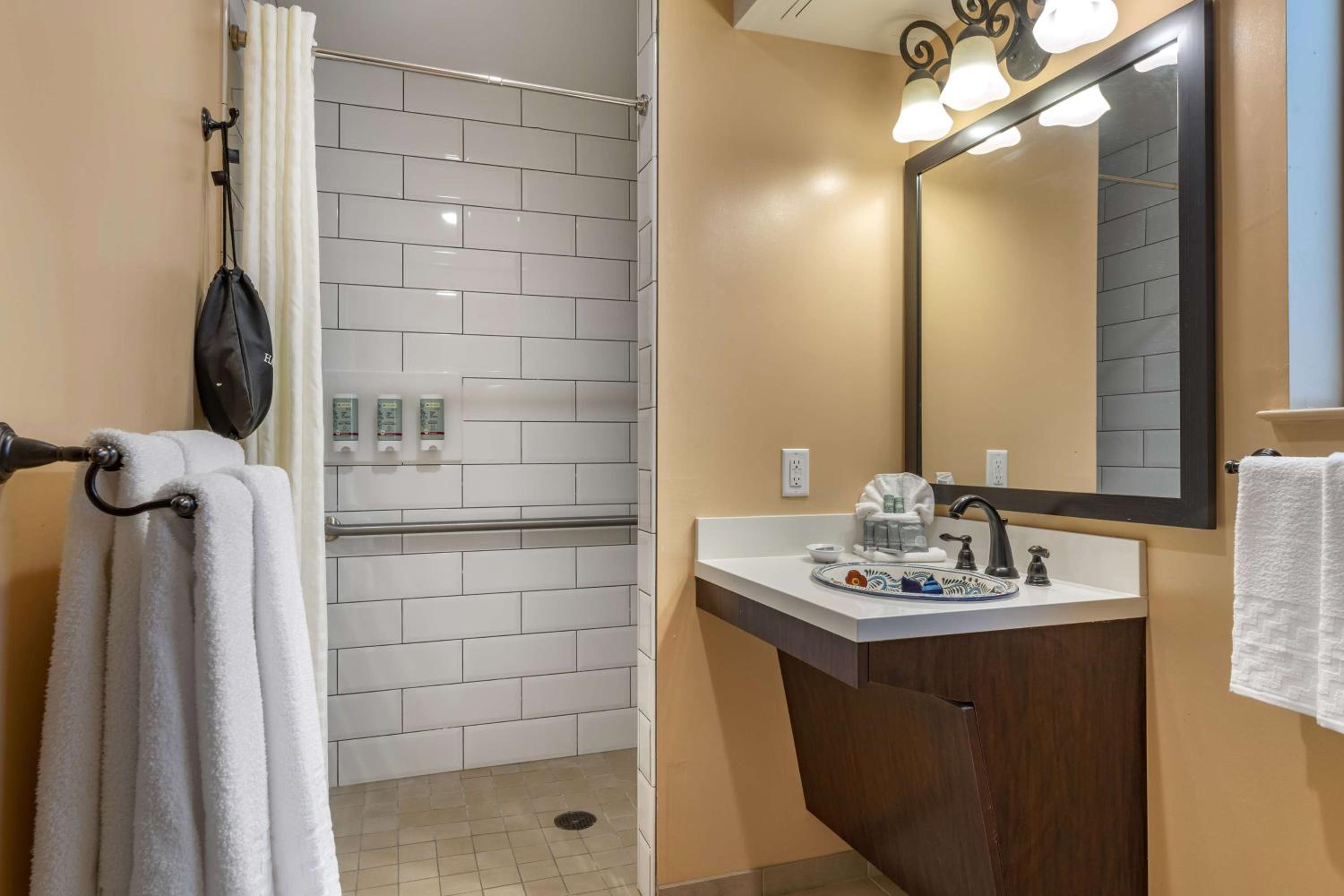 Queen Room with Two Queen Beds and Sofa Bed - Roll-In Shower/Mobility Accessible