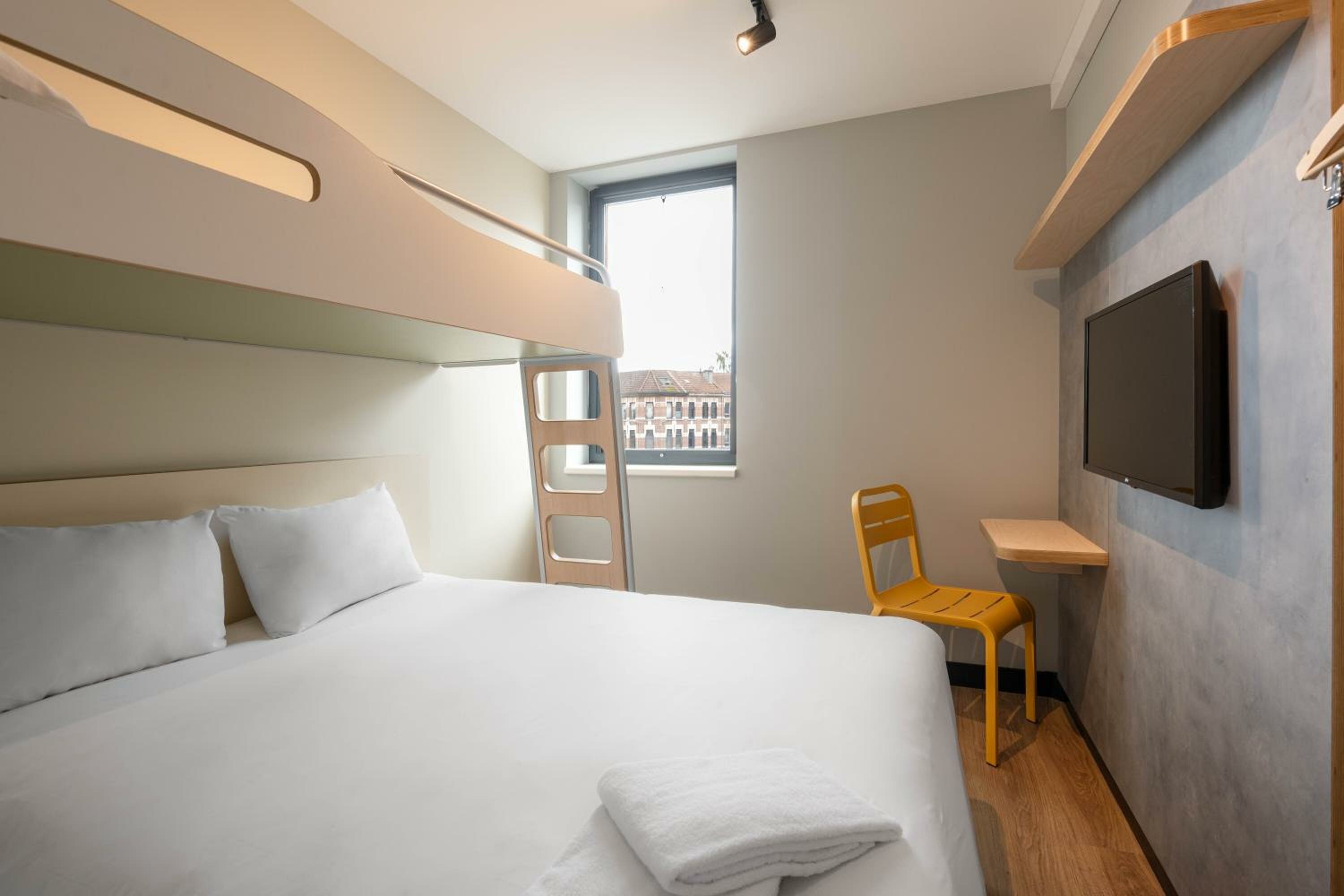 Triple Room with One Double Bed and One Bunk Bed