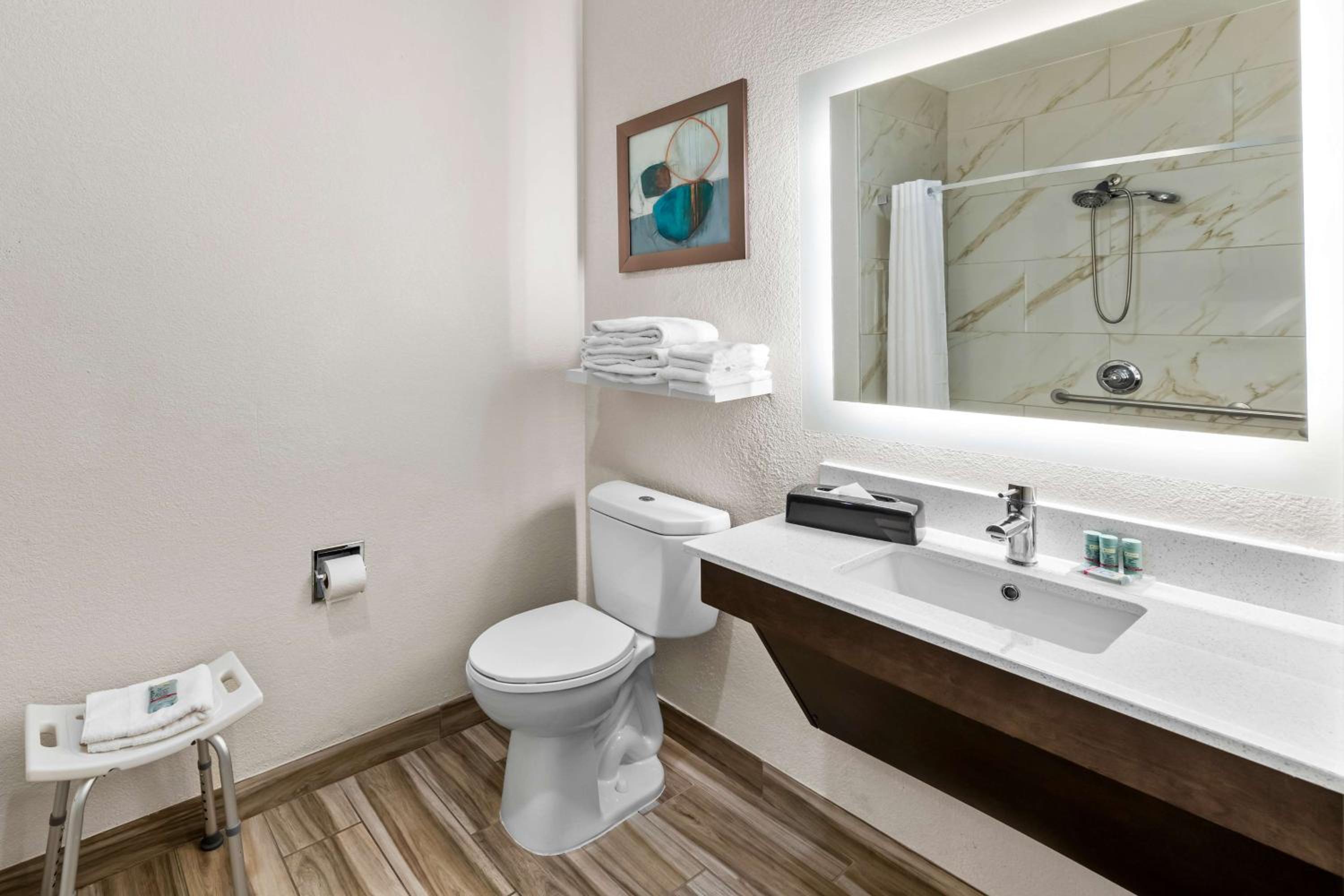 King Room with Roll-In Shower - Disability Access