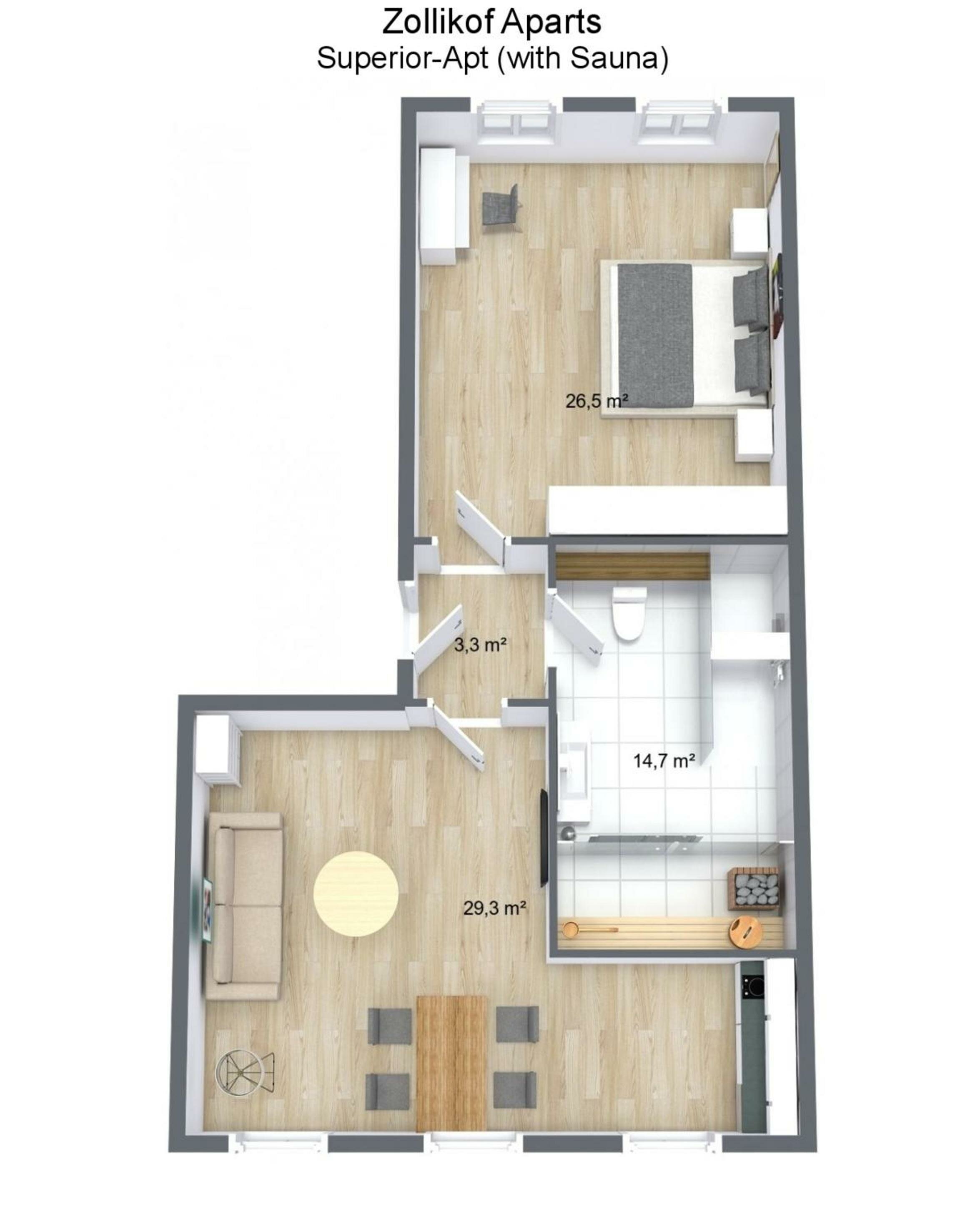 Superior Apartment with Sauna