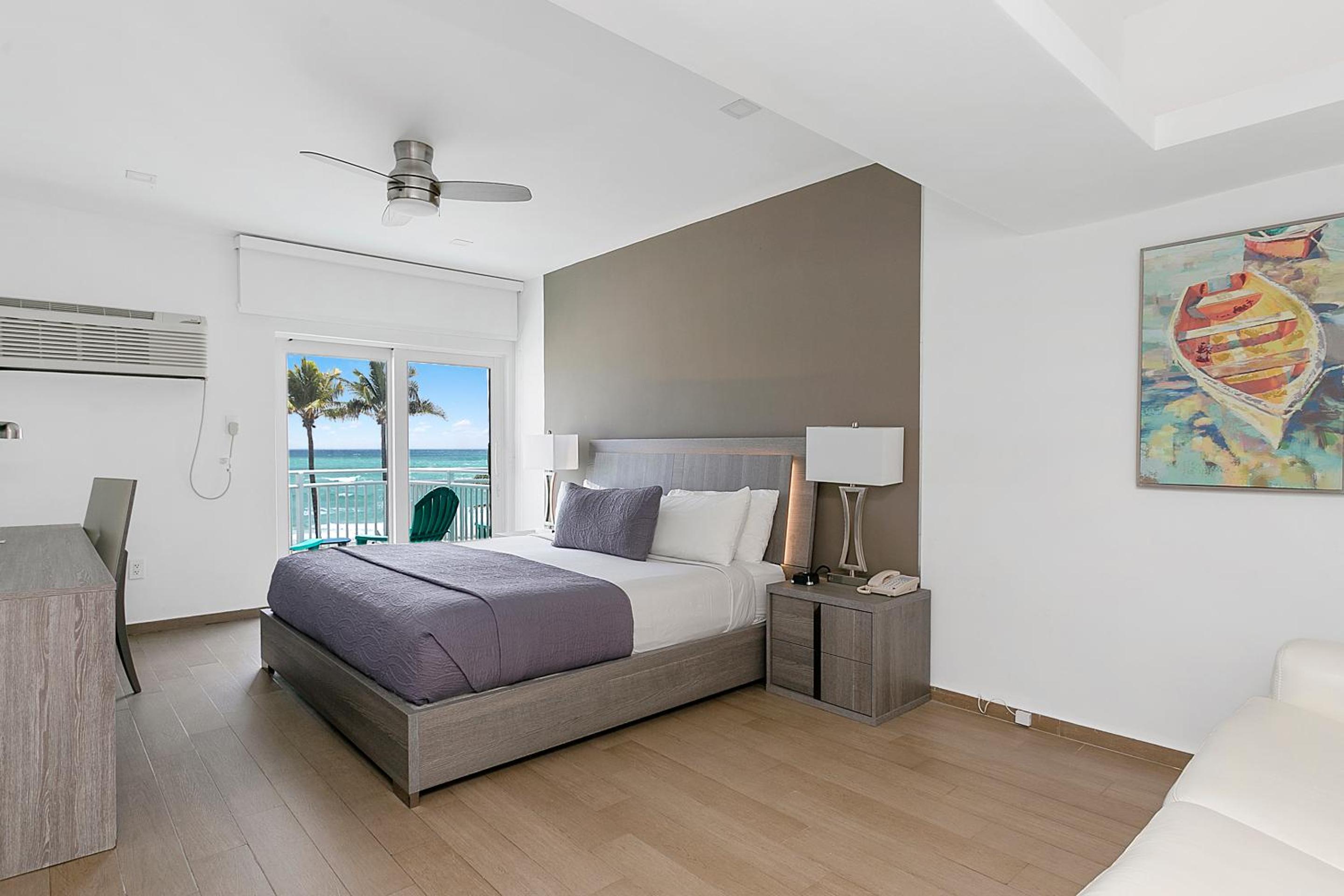 Ocean Front Balcony Room with King Bed