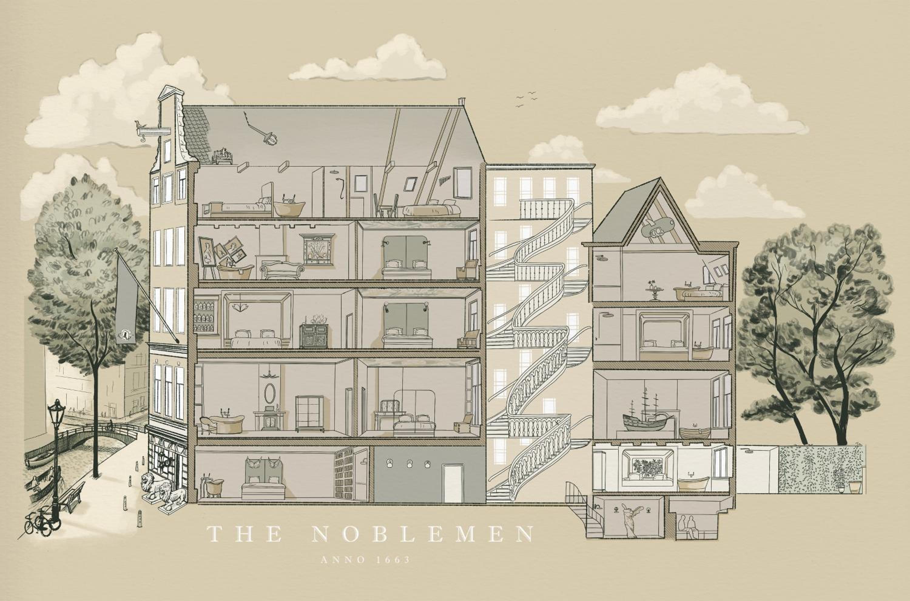 Signature Double Room with Private Terrace (Herman Boerhaave)