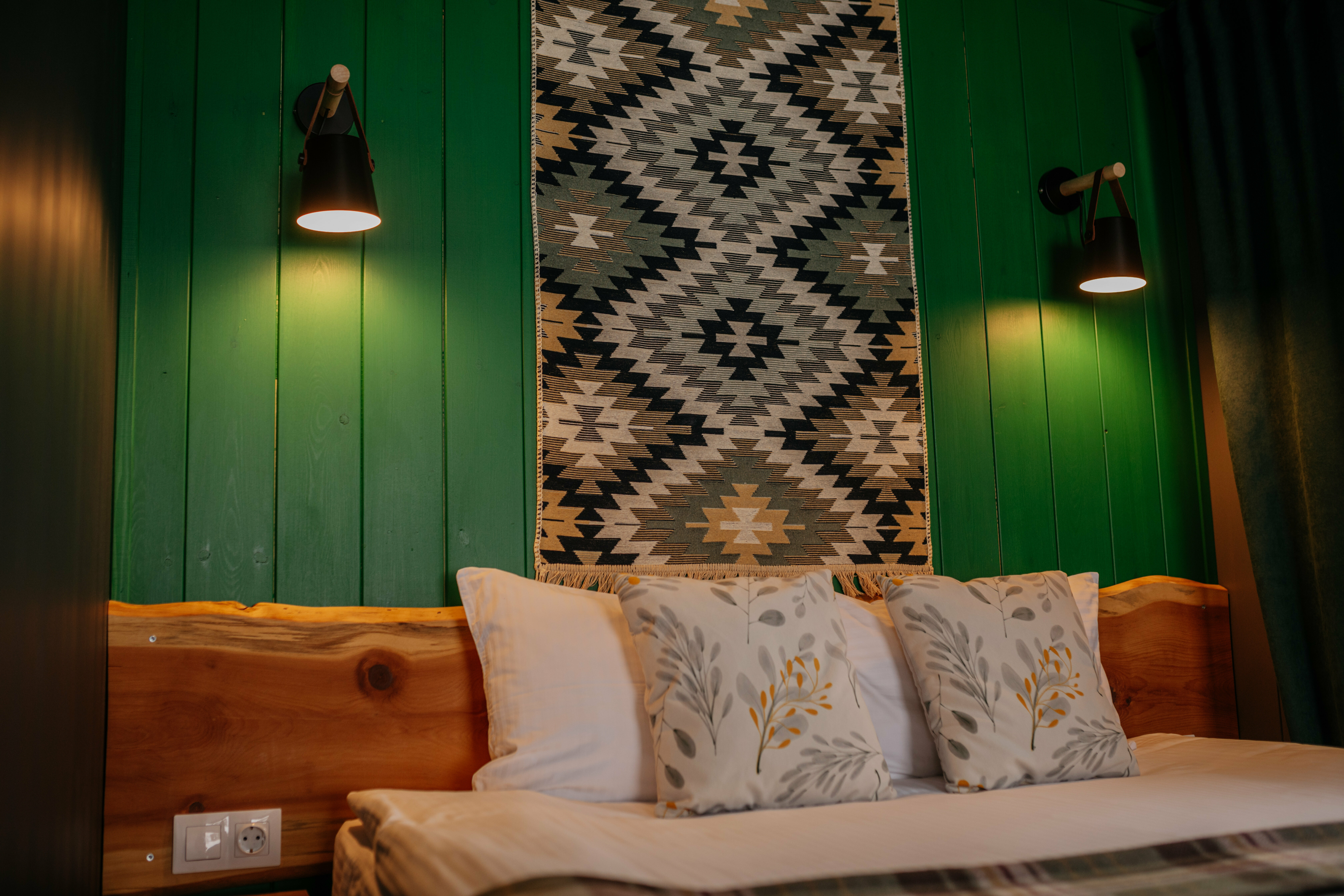 Барнхаус с панорамным видом Green&Grey 2+2