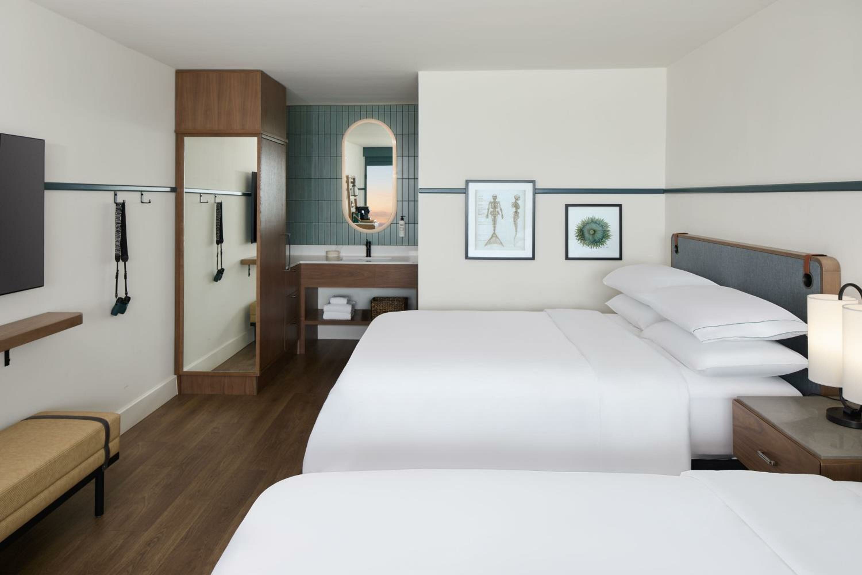 Premium Queen Room with Two Queen Beds and Ocean View