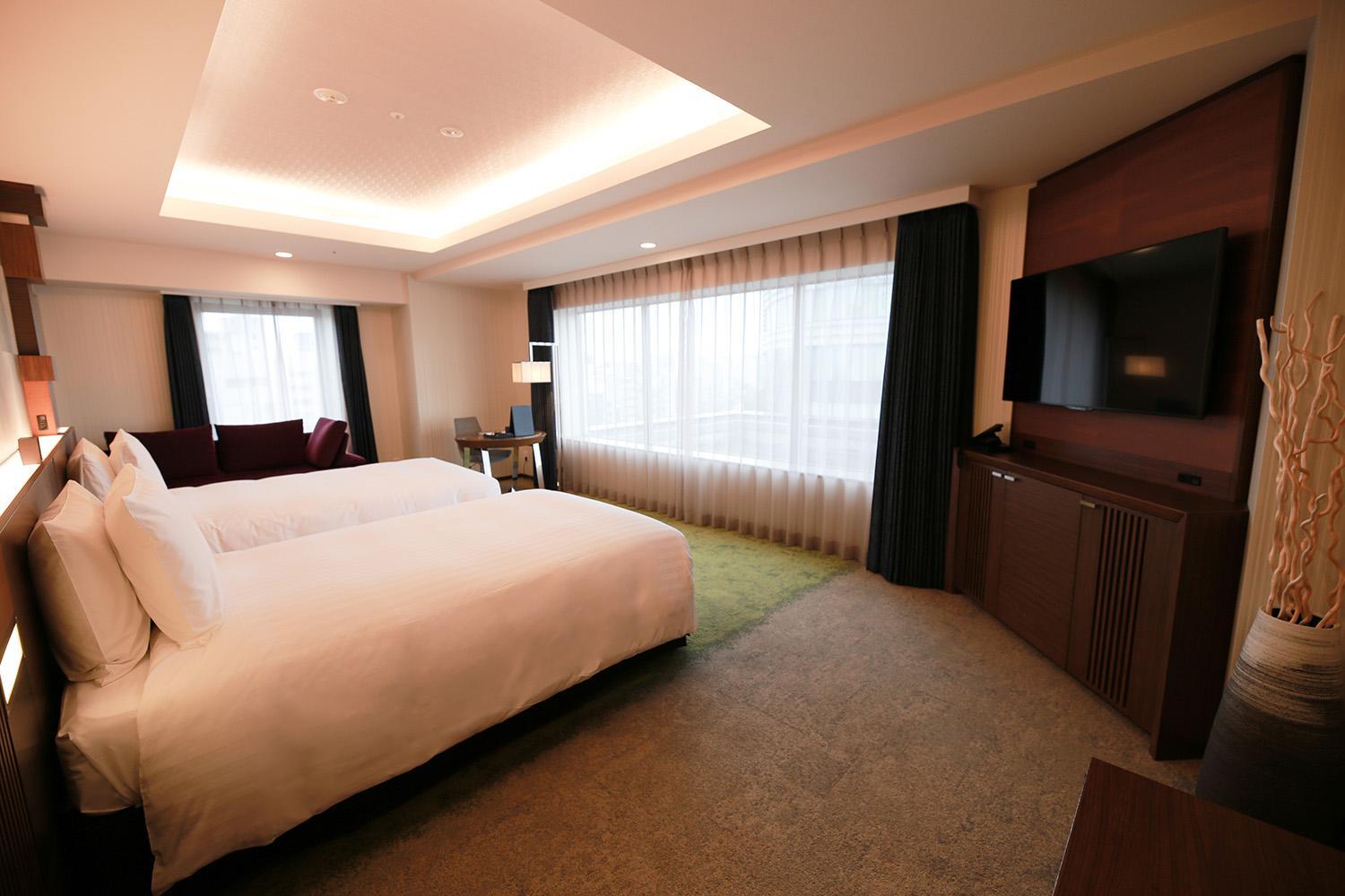 Deluxe Twin Room [No Smoking] ※Extra beds will be provided depends on the number of adults.