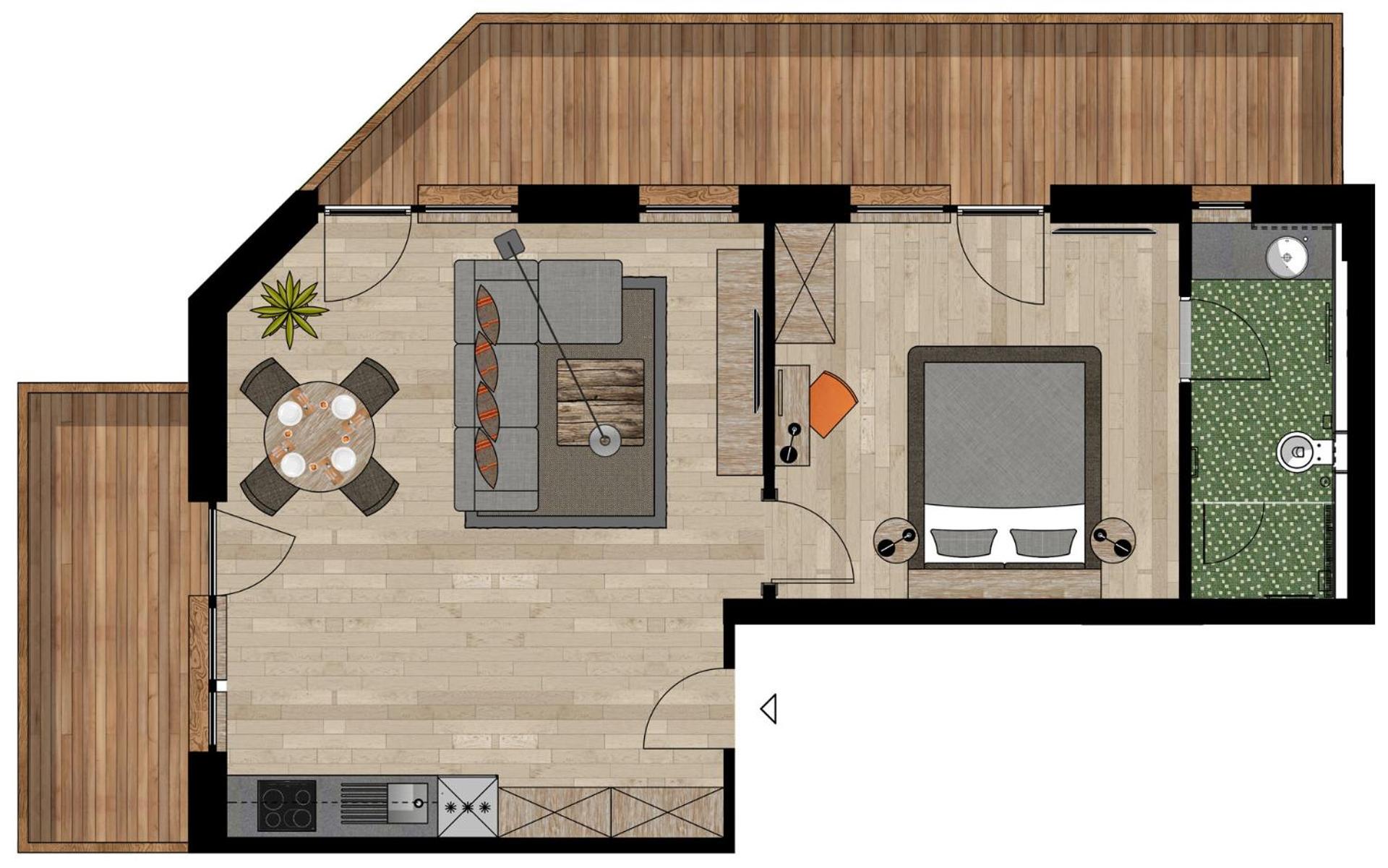 One-Bedroom Apartment