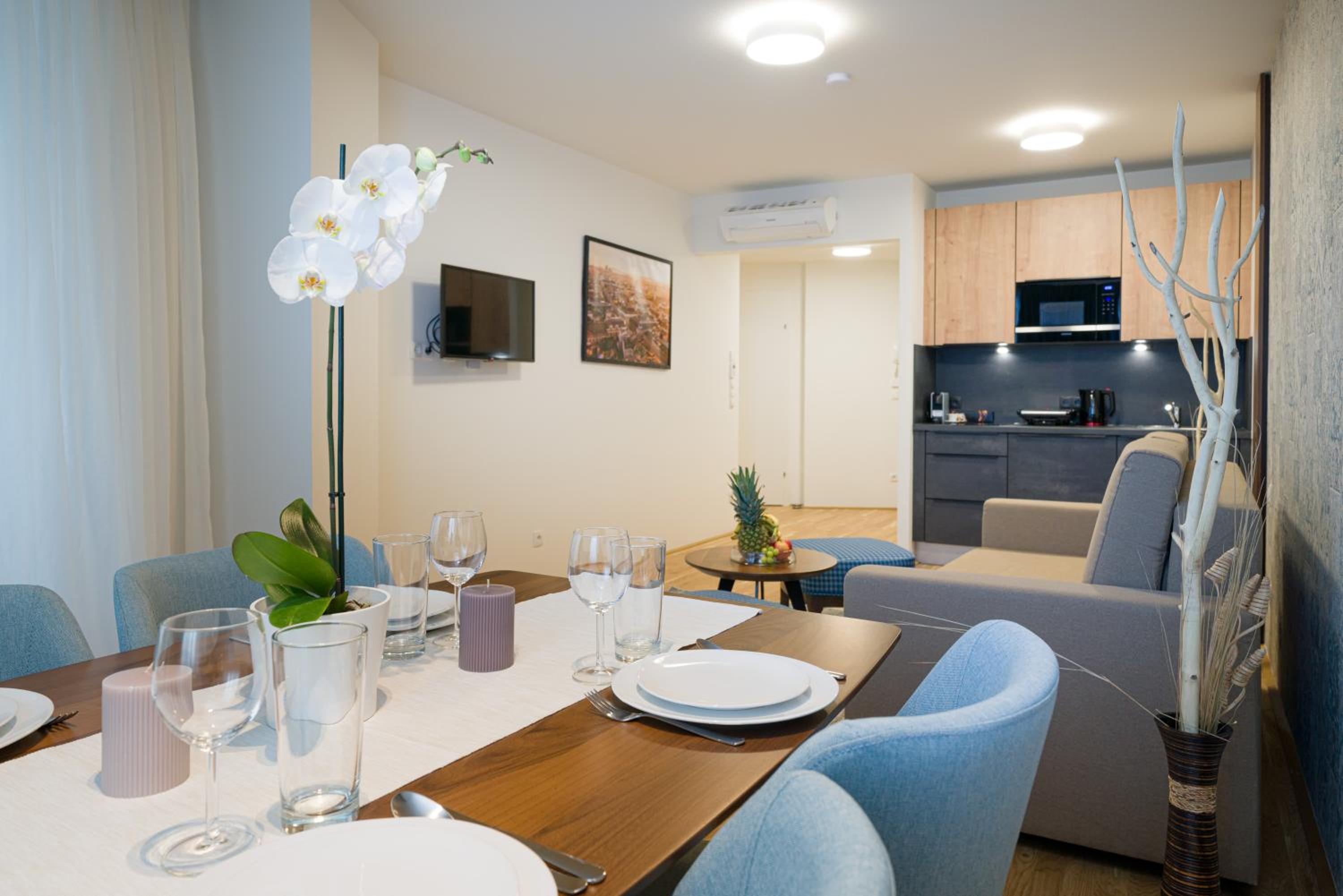 One-Bedroom Apartment with Balcony