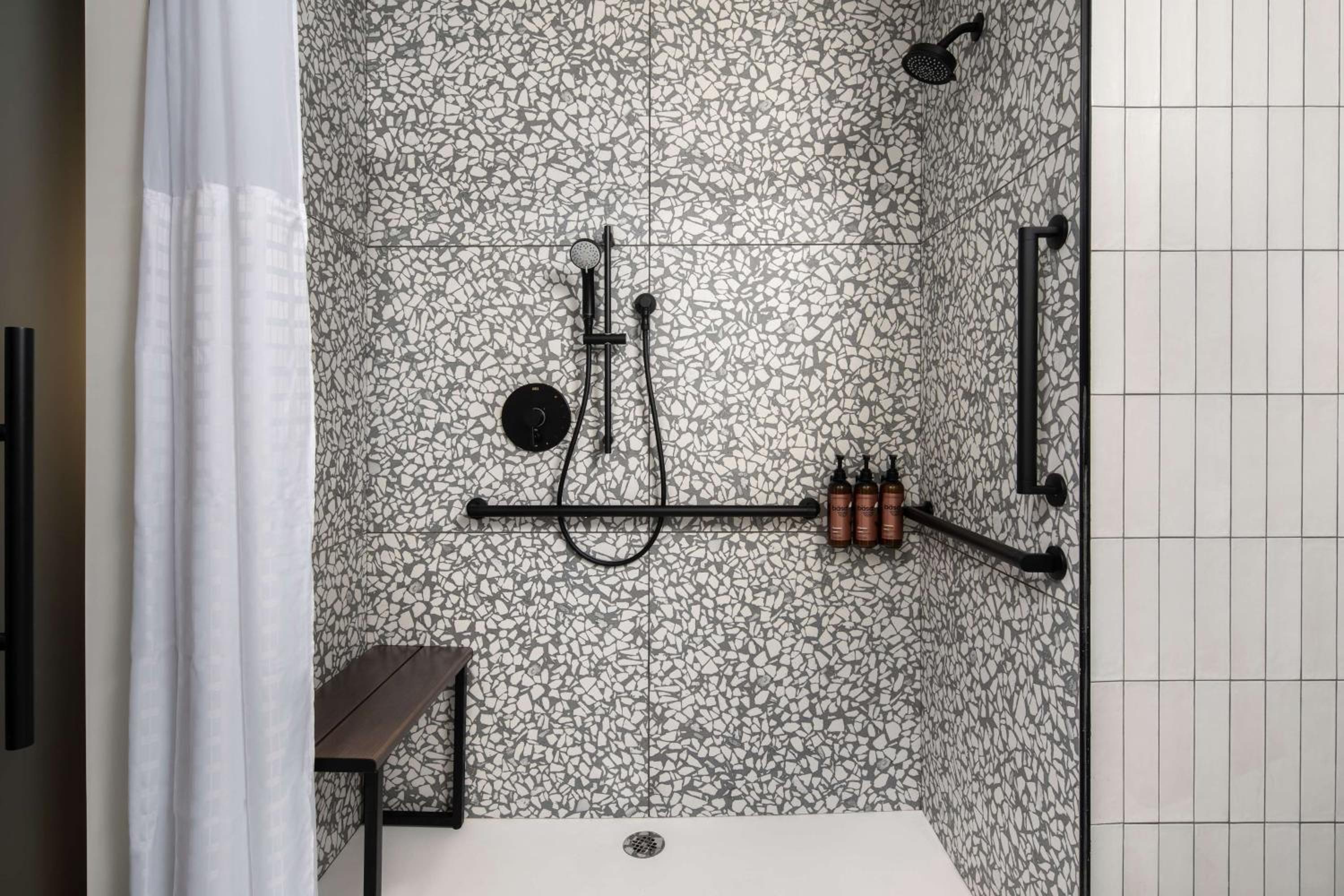 Queen Room with Roll In Shower - Mobile/Hearing Access