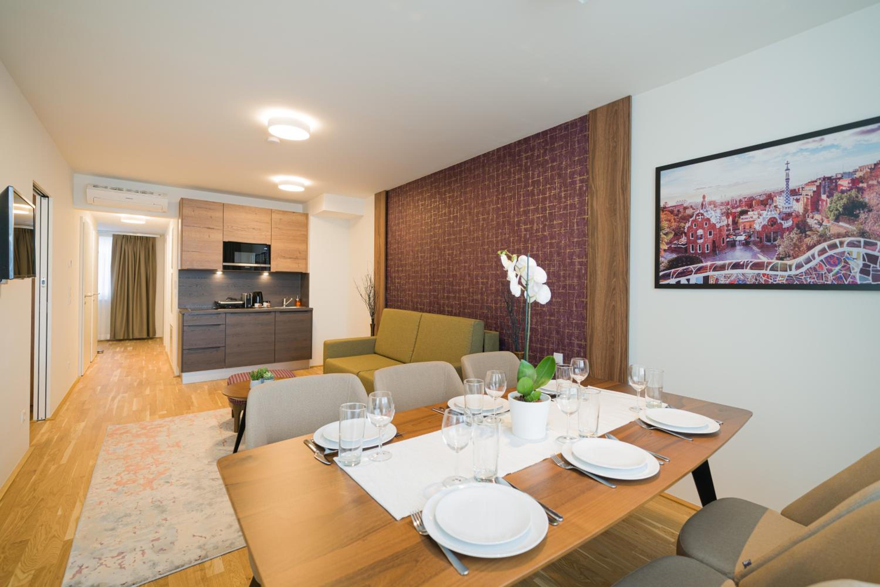 Two-Bedroom Apartment with Balcony