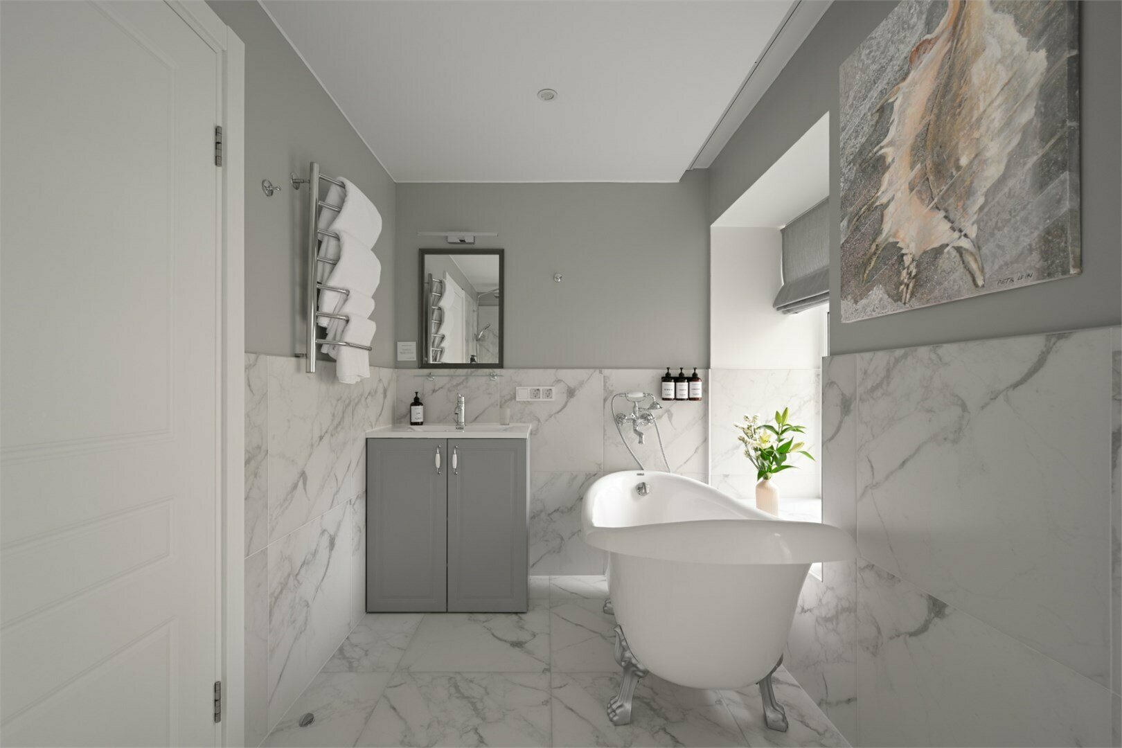 Апартаменты с 1 спальней и кухней-гостиной