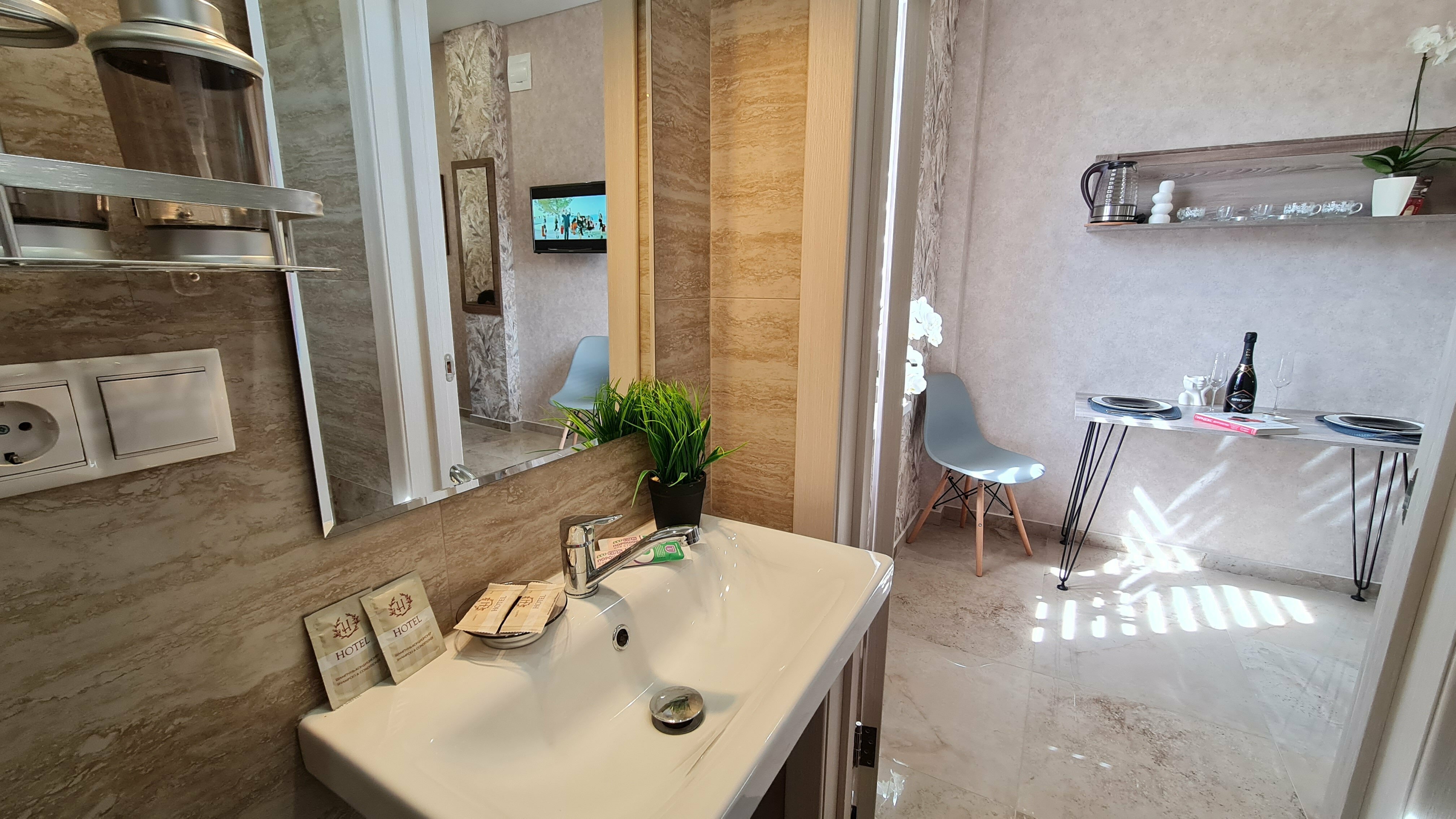 Двухместный номер-студия Люкс SOUL 4 с одной кроватью, 1 этаж