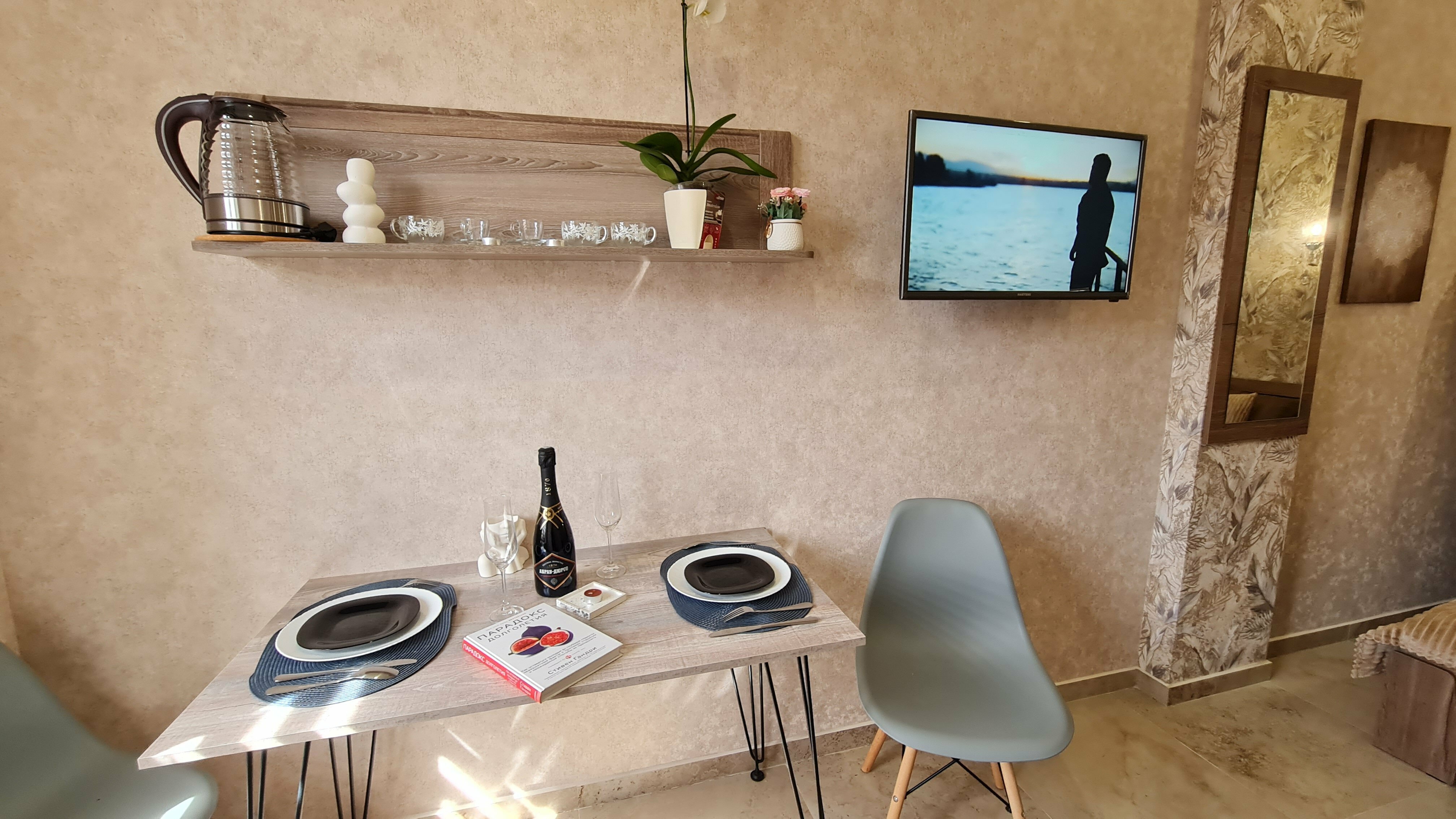 Двухместный номер-студия Люкс SOUL 4 с одной кроватью, 1 этаж