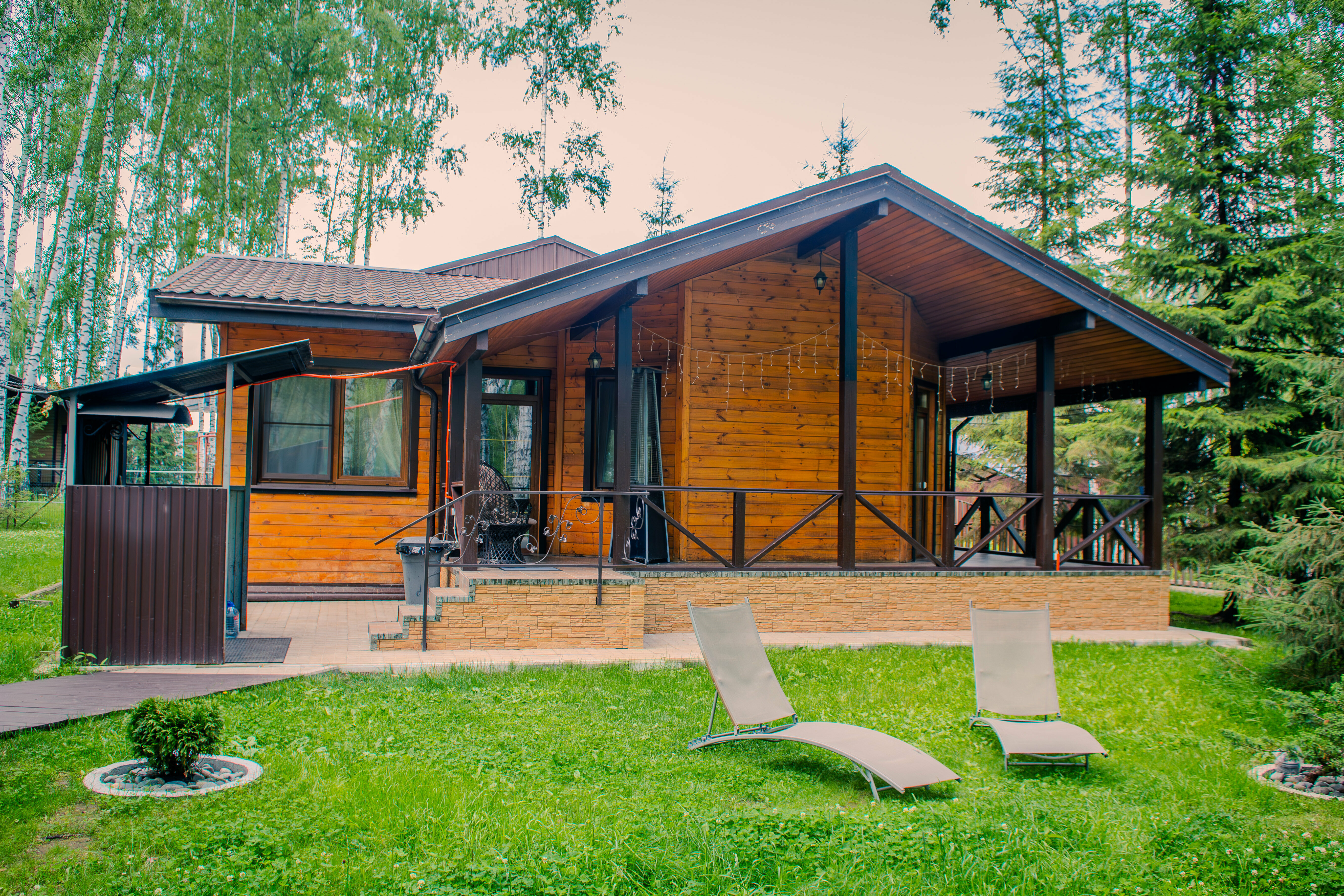 Дом 2 с бассейном хамамом сауной