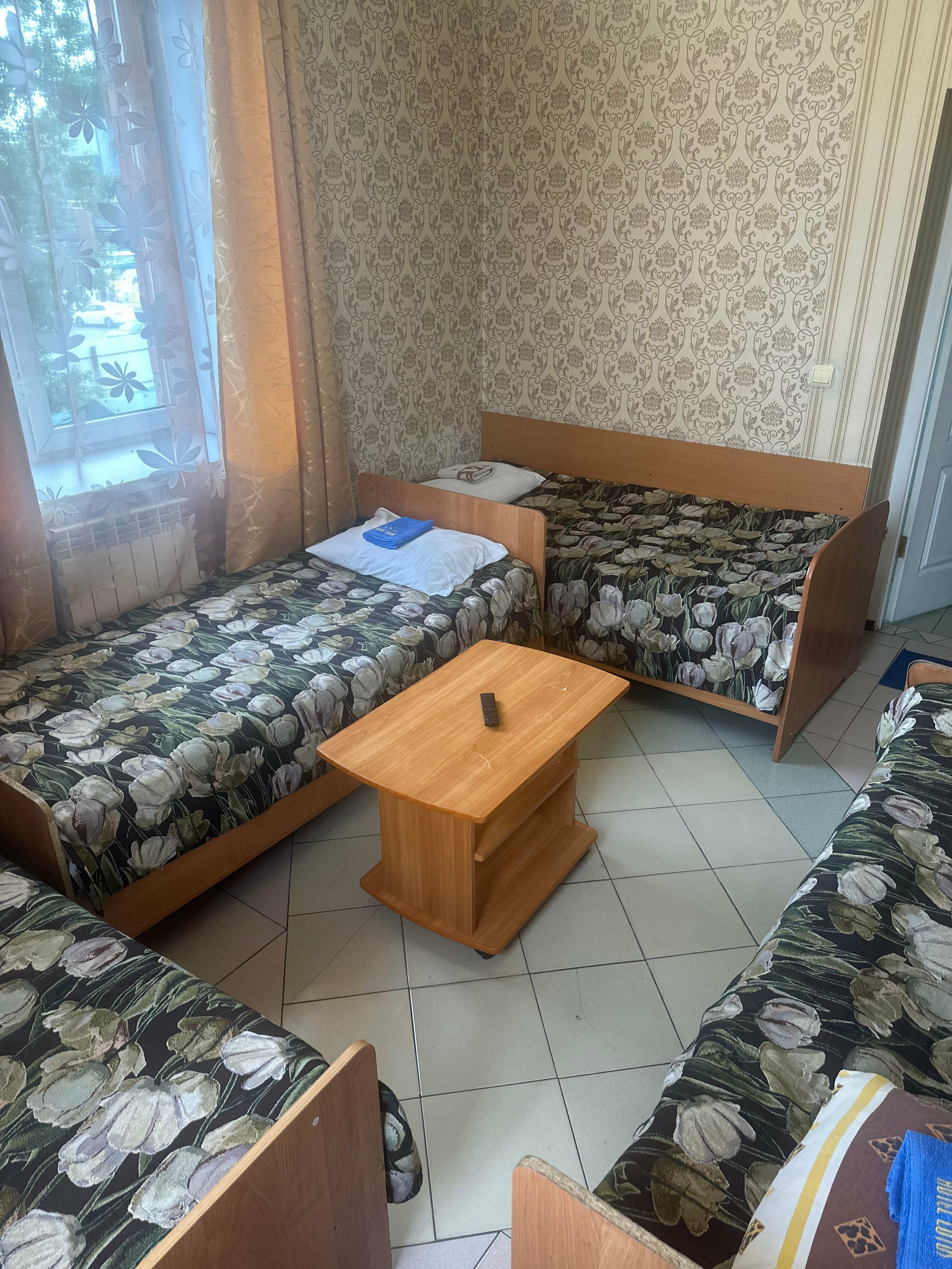 Кровать в общем номере для мужчин