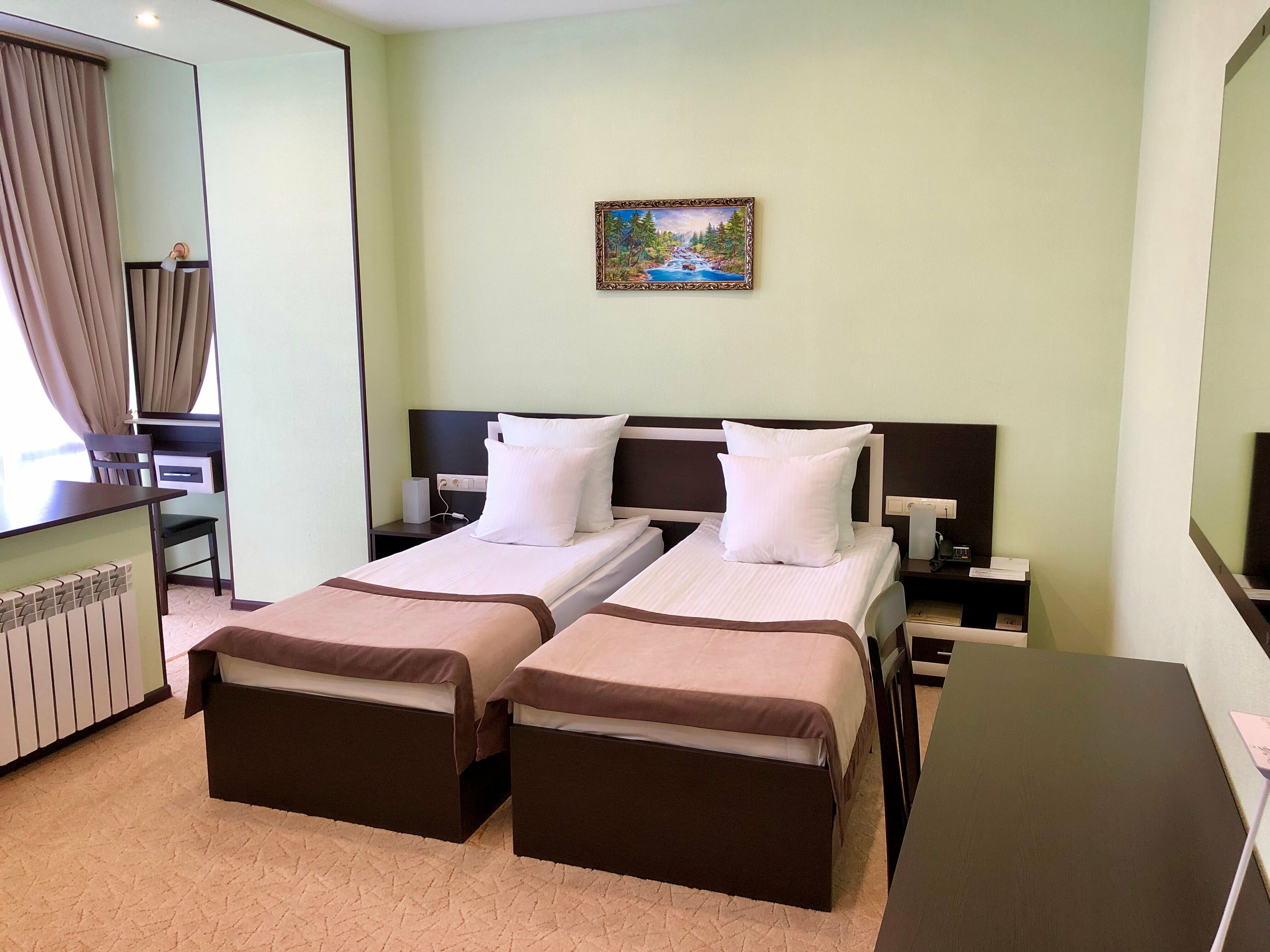 Номер категории Комфорт с двумя кроватями