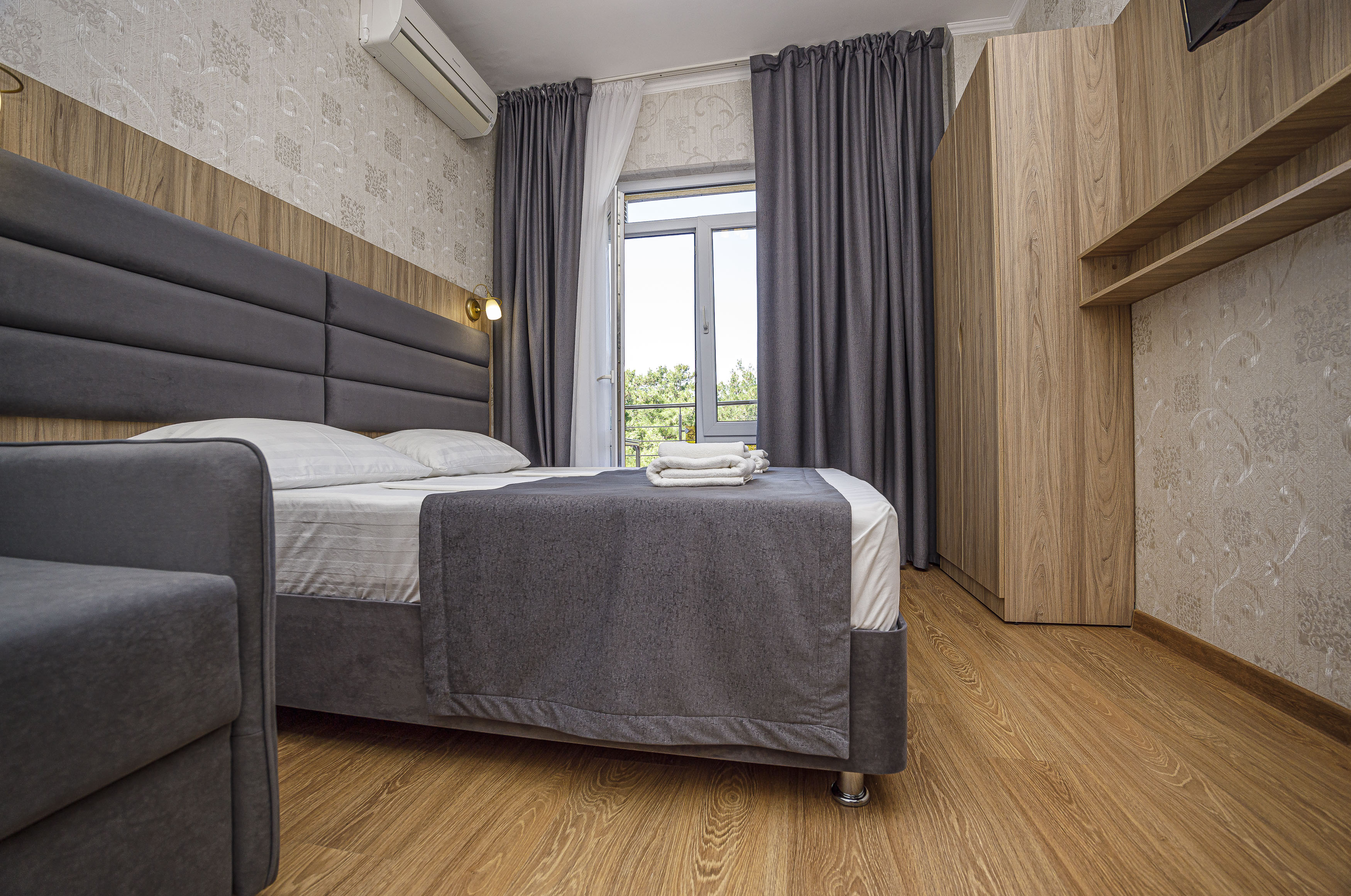 Двухместный номер с 1 кроватью и видом на парк