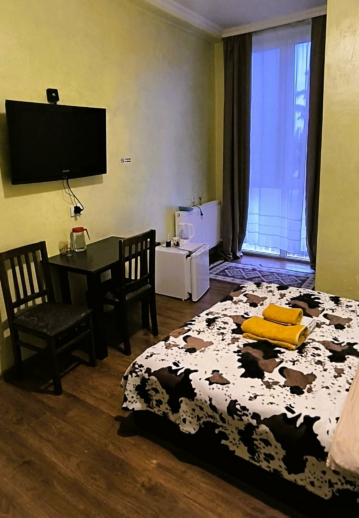 Двухместный номер с 1 кроватью и балконом