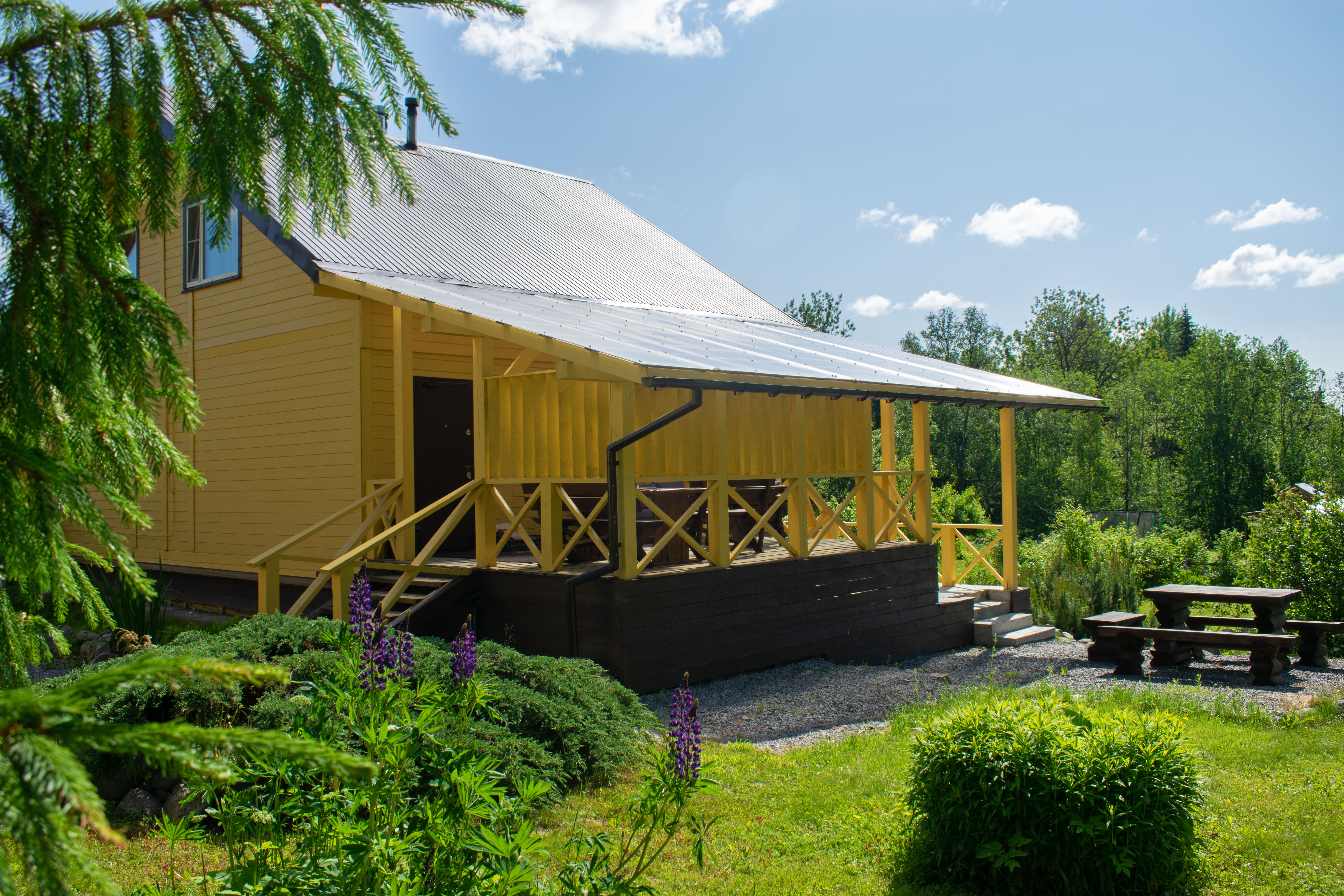 Коттедж с видом на лес