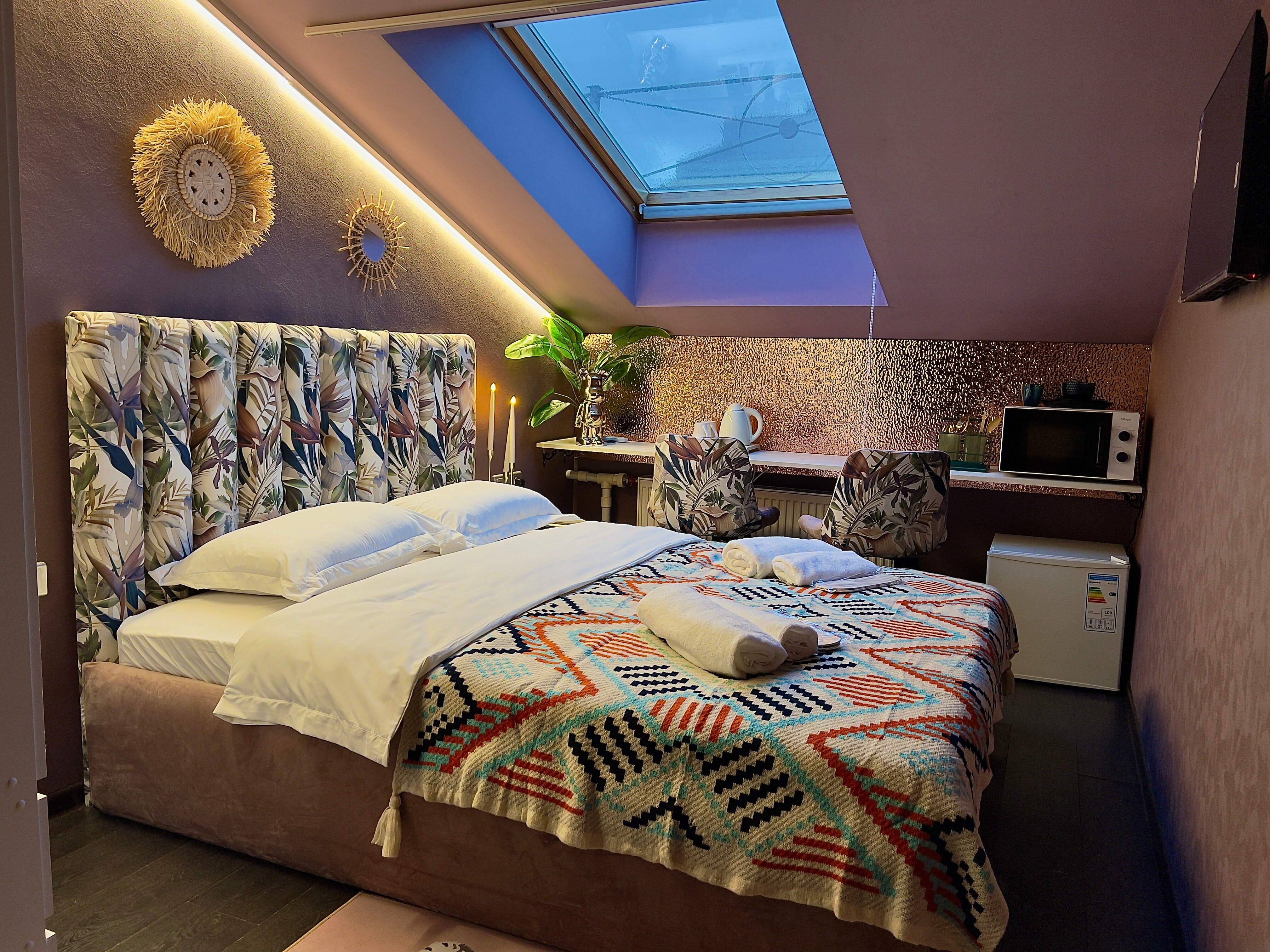 Небольшой двухместный номер с 1 кроватью