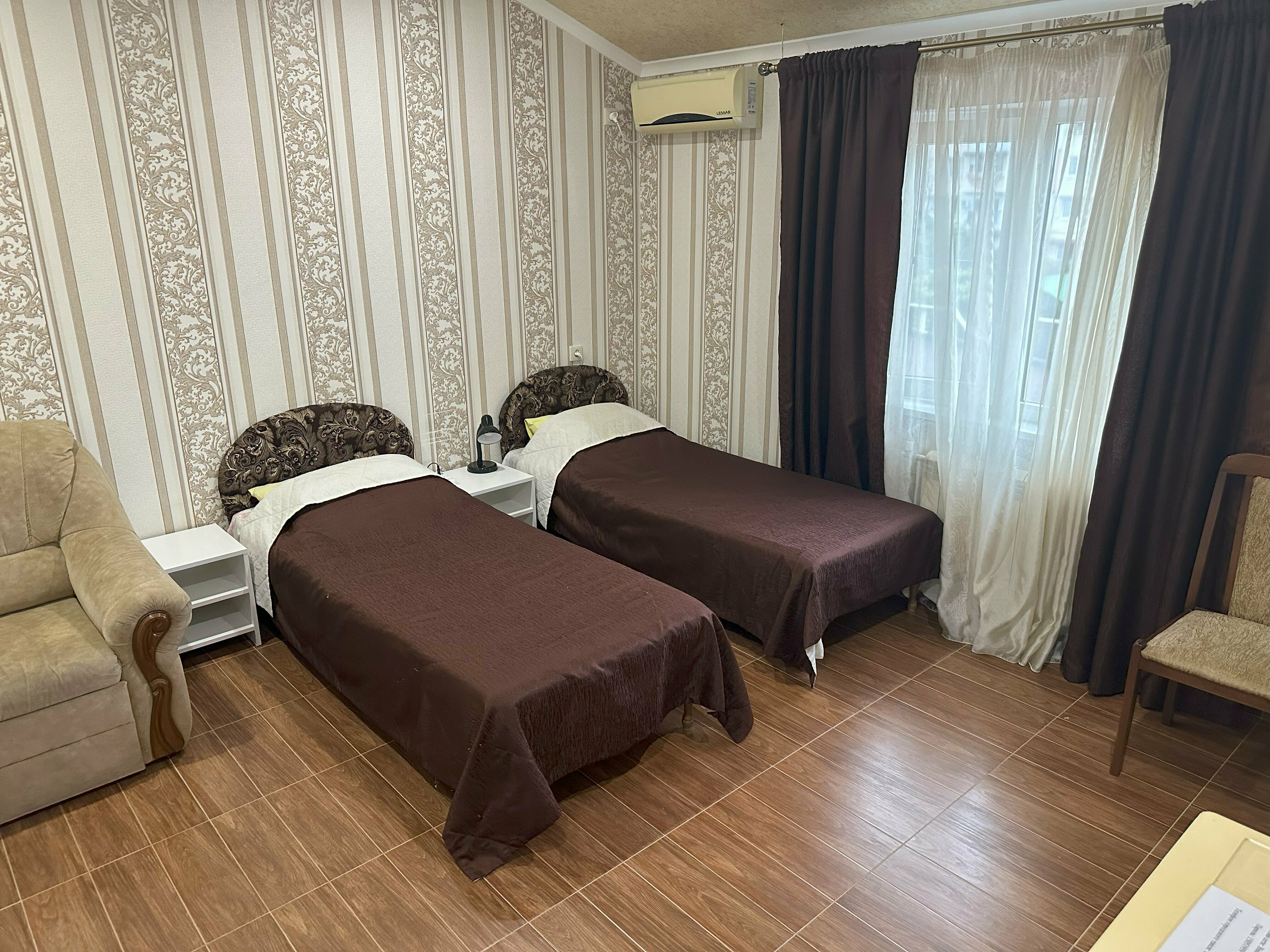 Стандартный двухместный номер с 1 кроватью или 2 отдельными кроватями