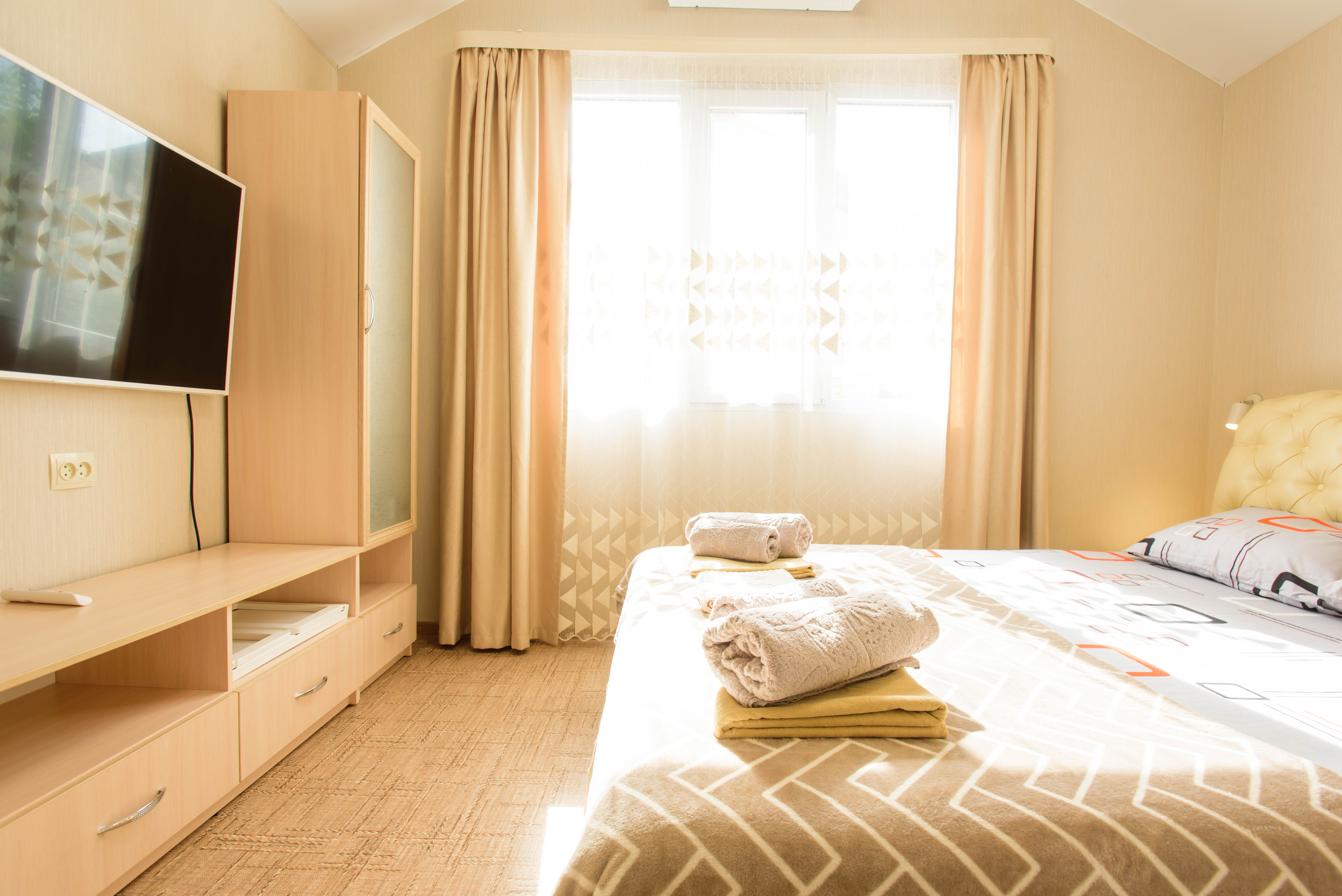 Двухместный номер с 1 кроватью и террасой