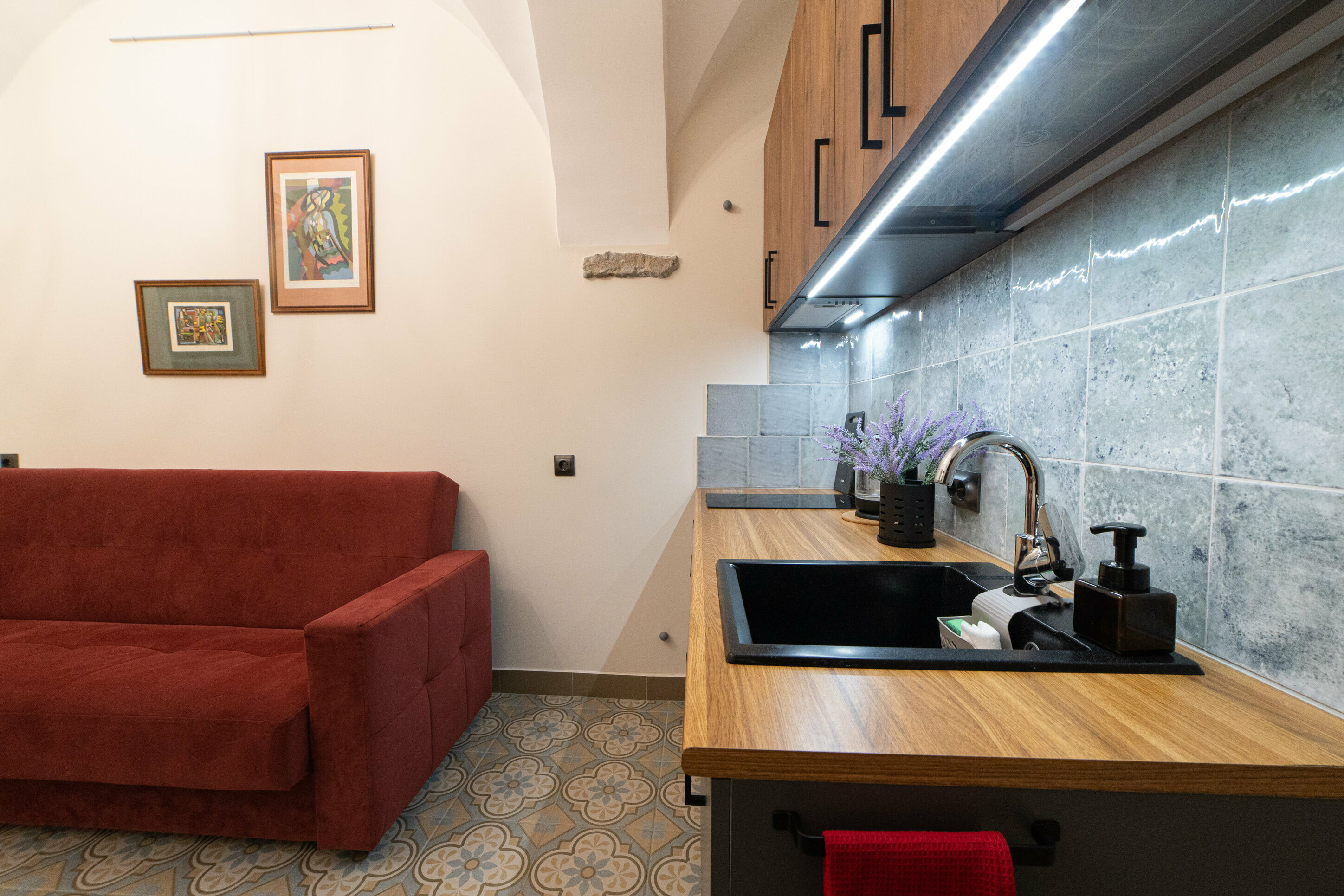 Апартаменты с 1 спальней