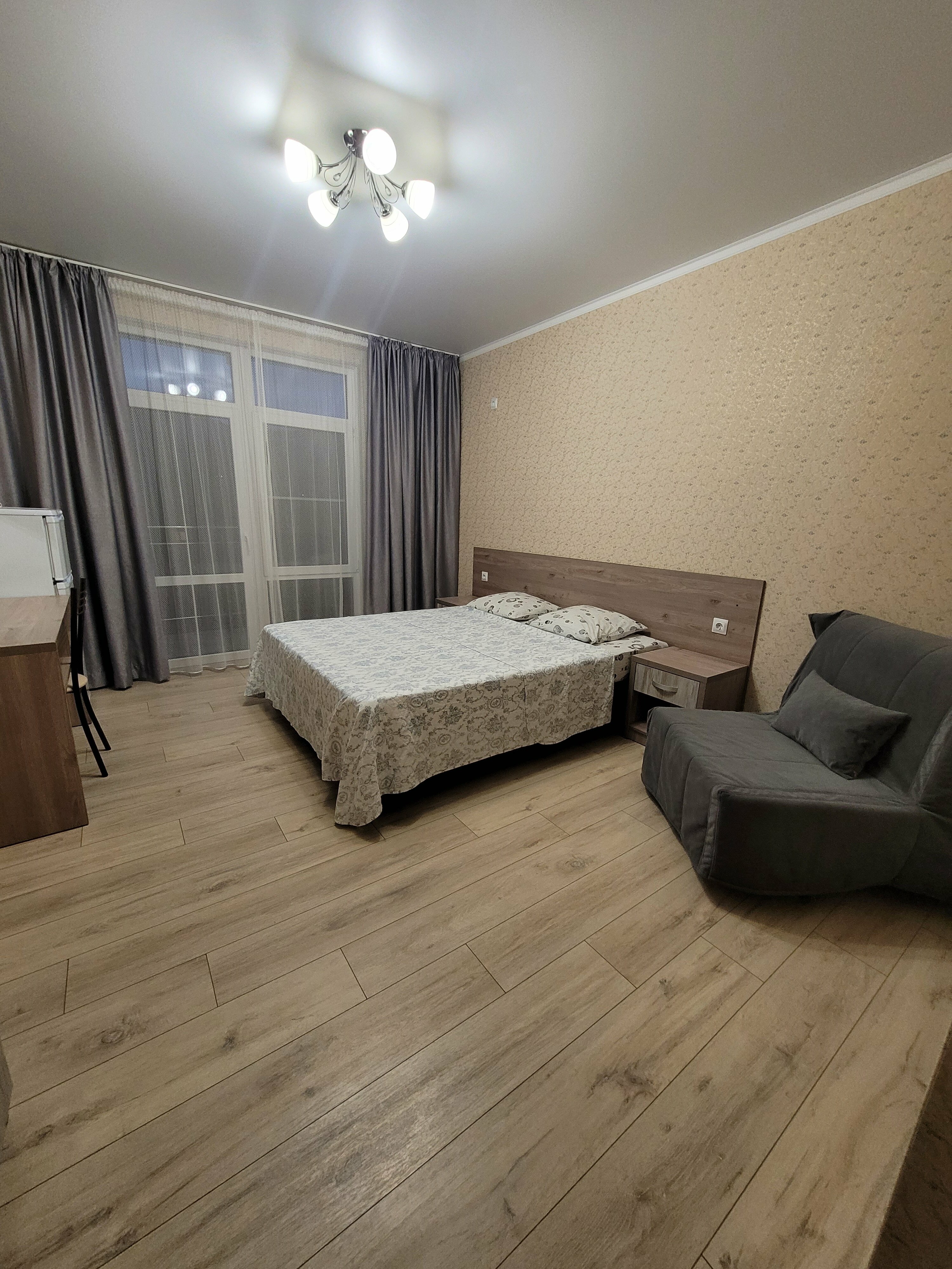 Двухместный номер с 1 кроватью и балконом