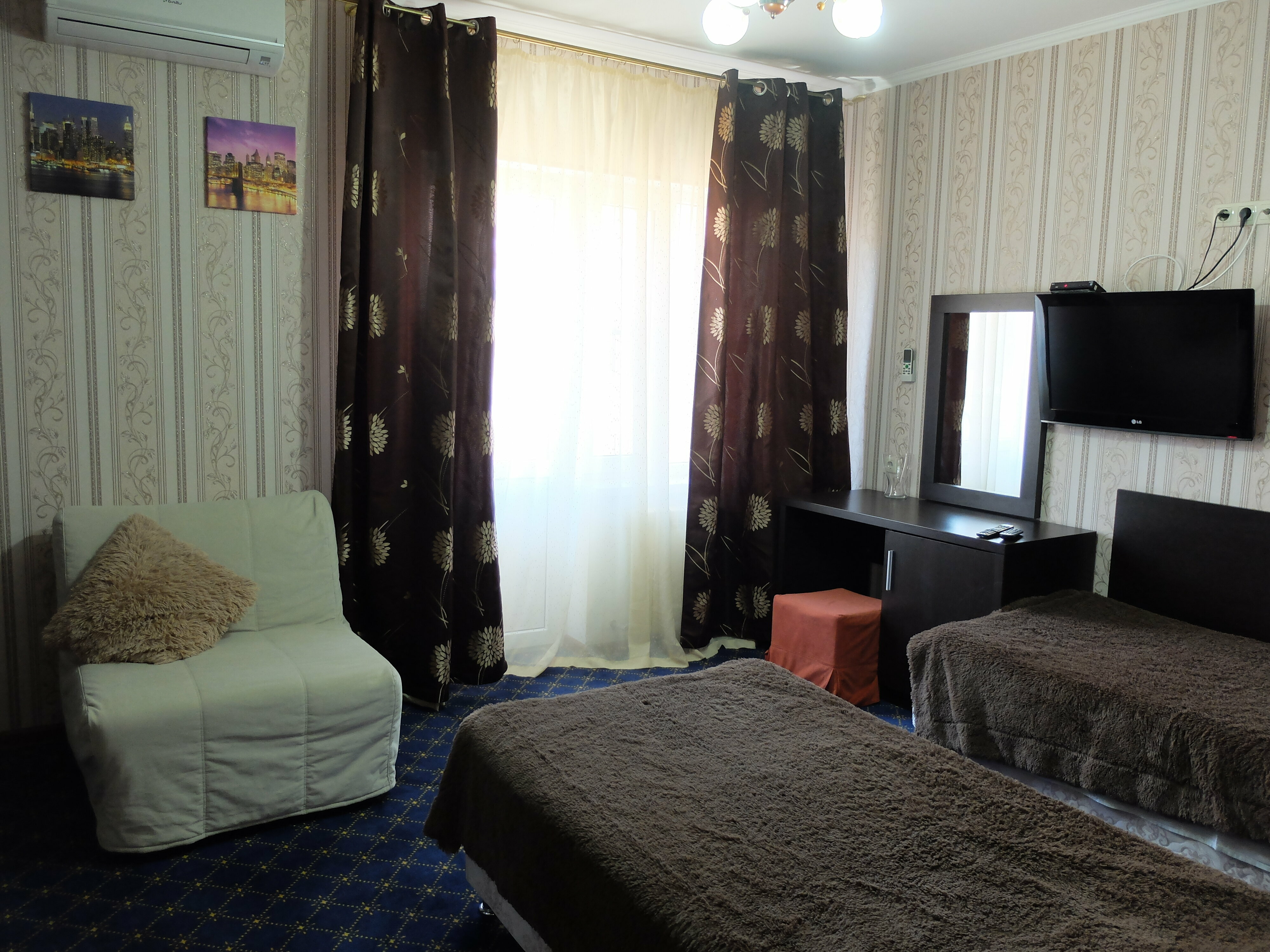 Двухместный номер с 2 отдельными кроватями