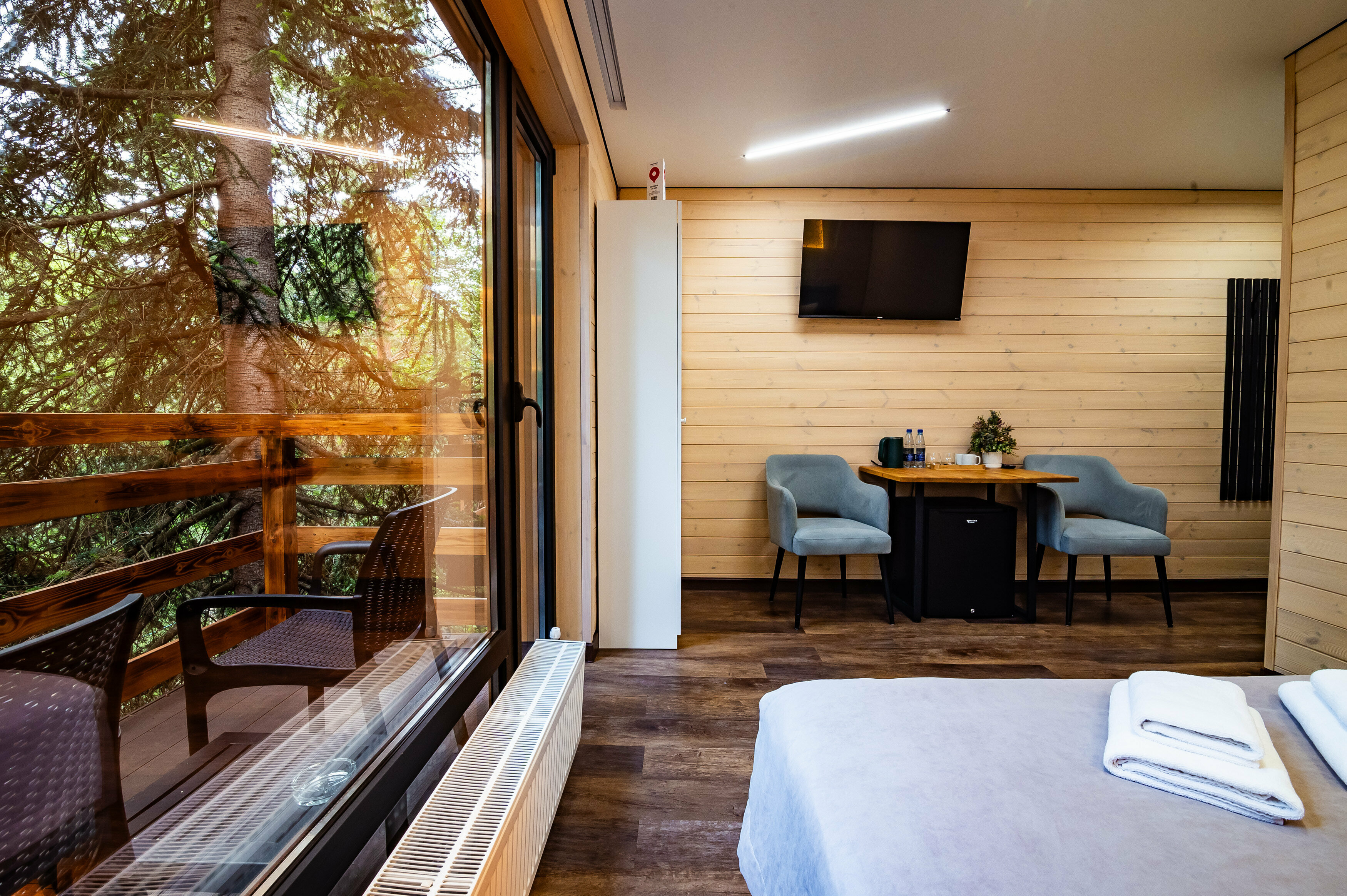 Двухместный номер с 1 кроватью и видом на горы