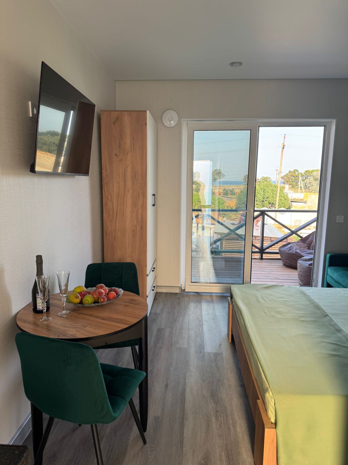 Двухместный номер Делюкс с 1 кроватью и балконом