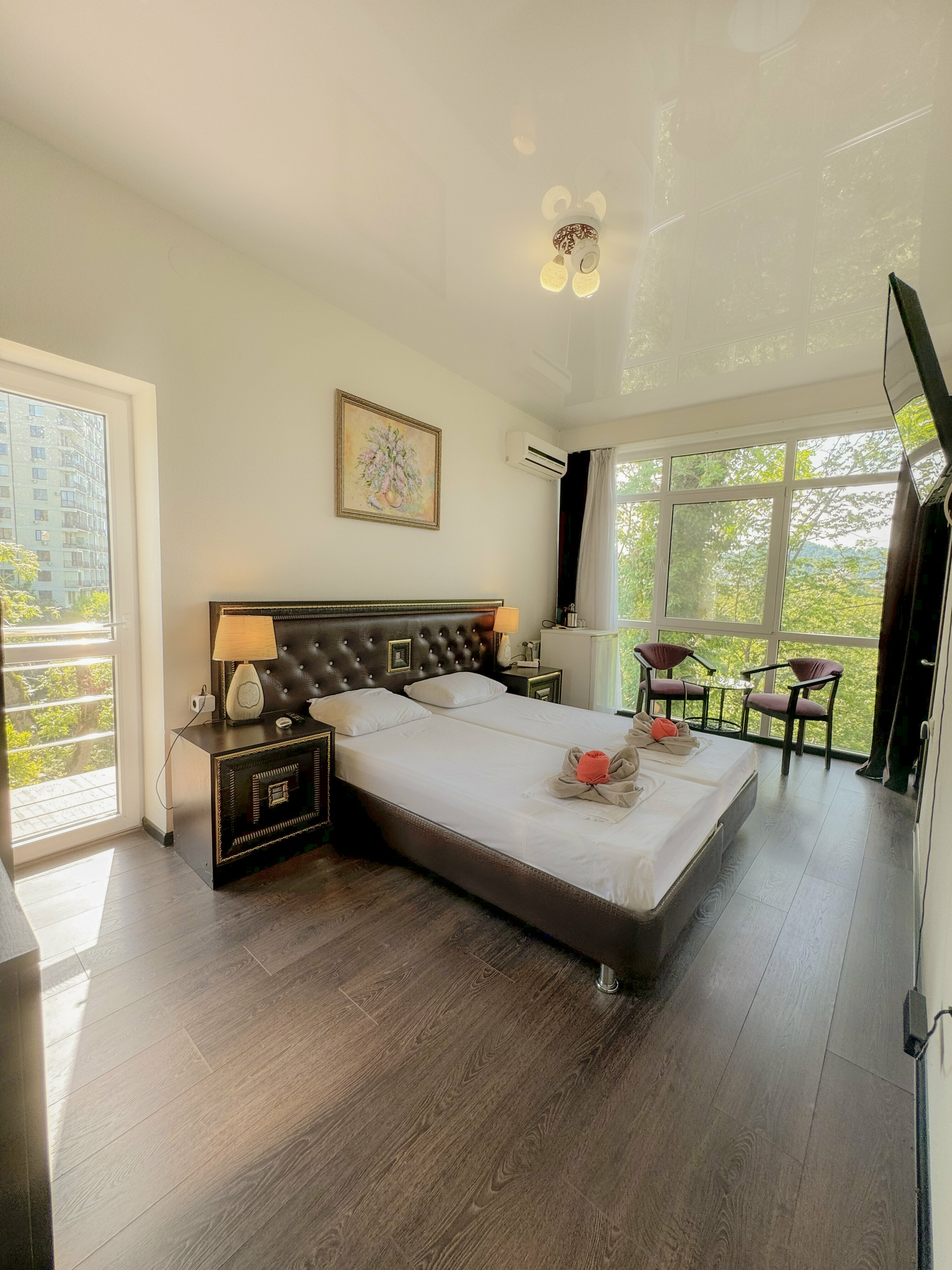 Двухместный номер с 1 кроватью или 2 отдельными кроватями и балконом