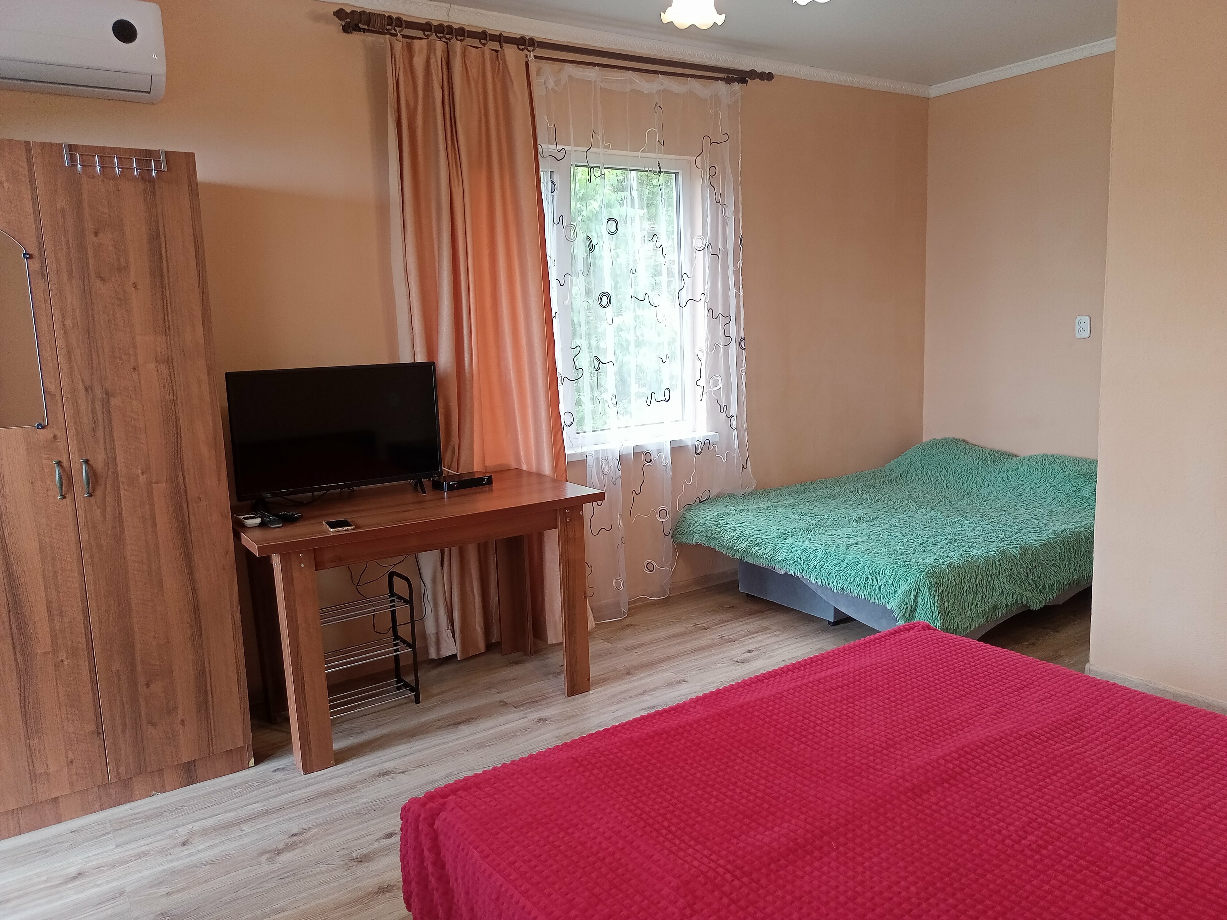 Четырехместный номер с видом на море