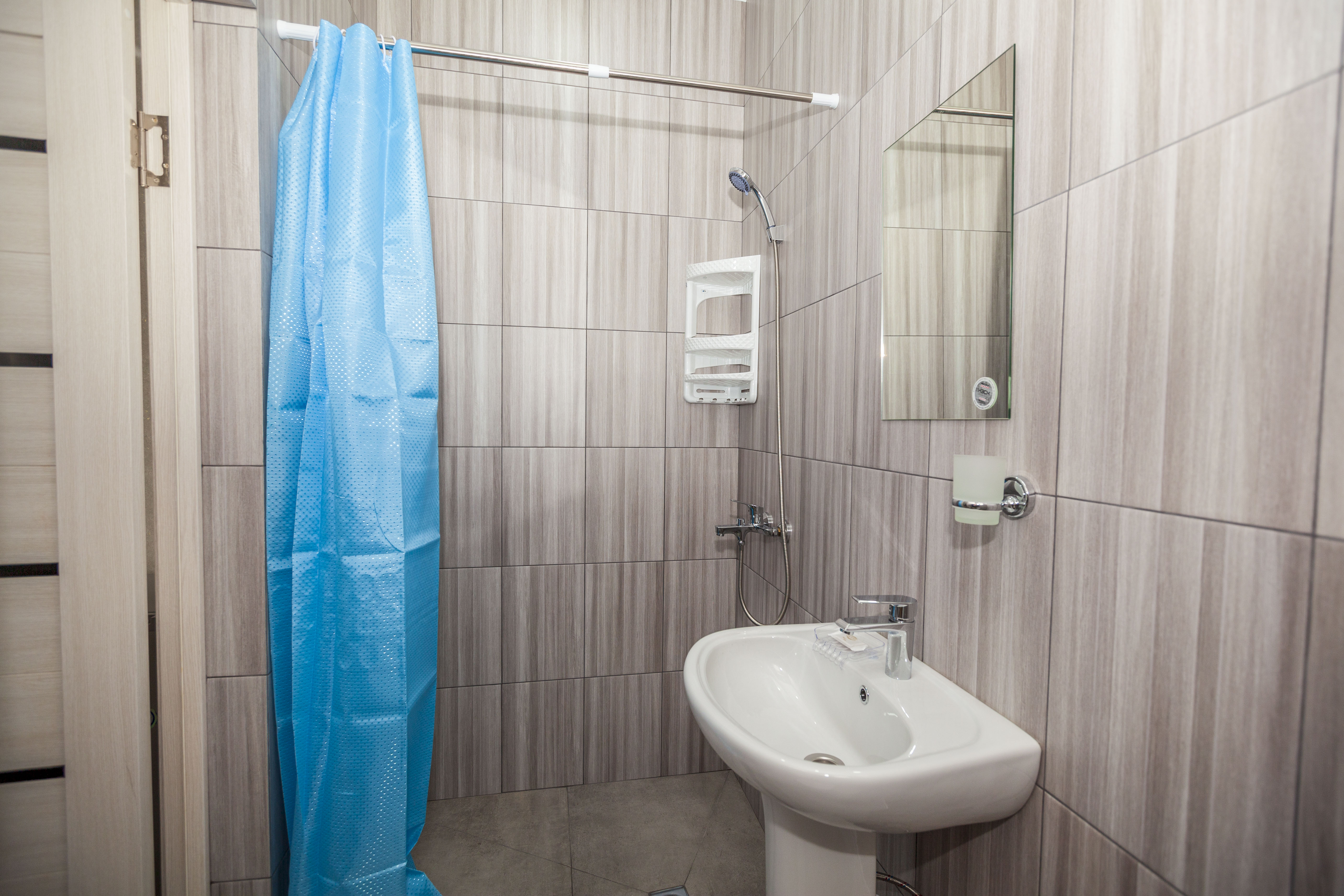 Двухместный с 1 кроватью или 2 отдельными кроватями и душем