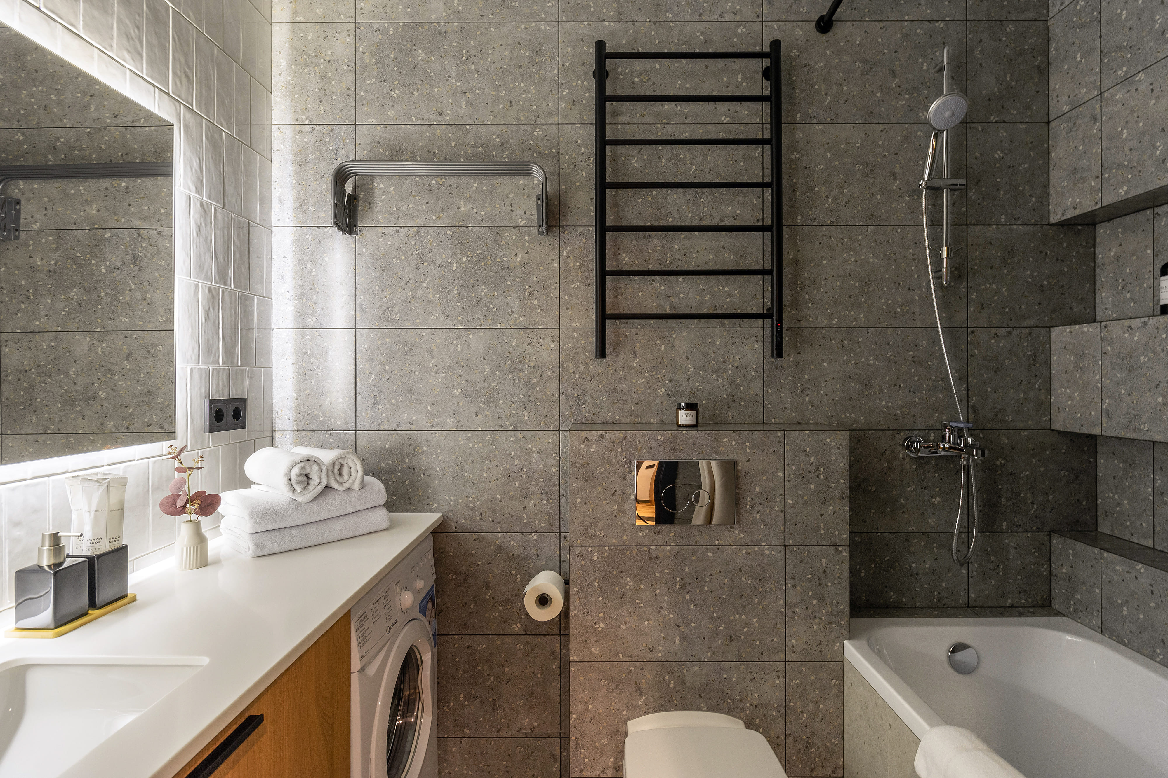 Студия Nordic с видом на Волгу