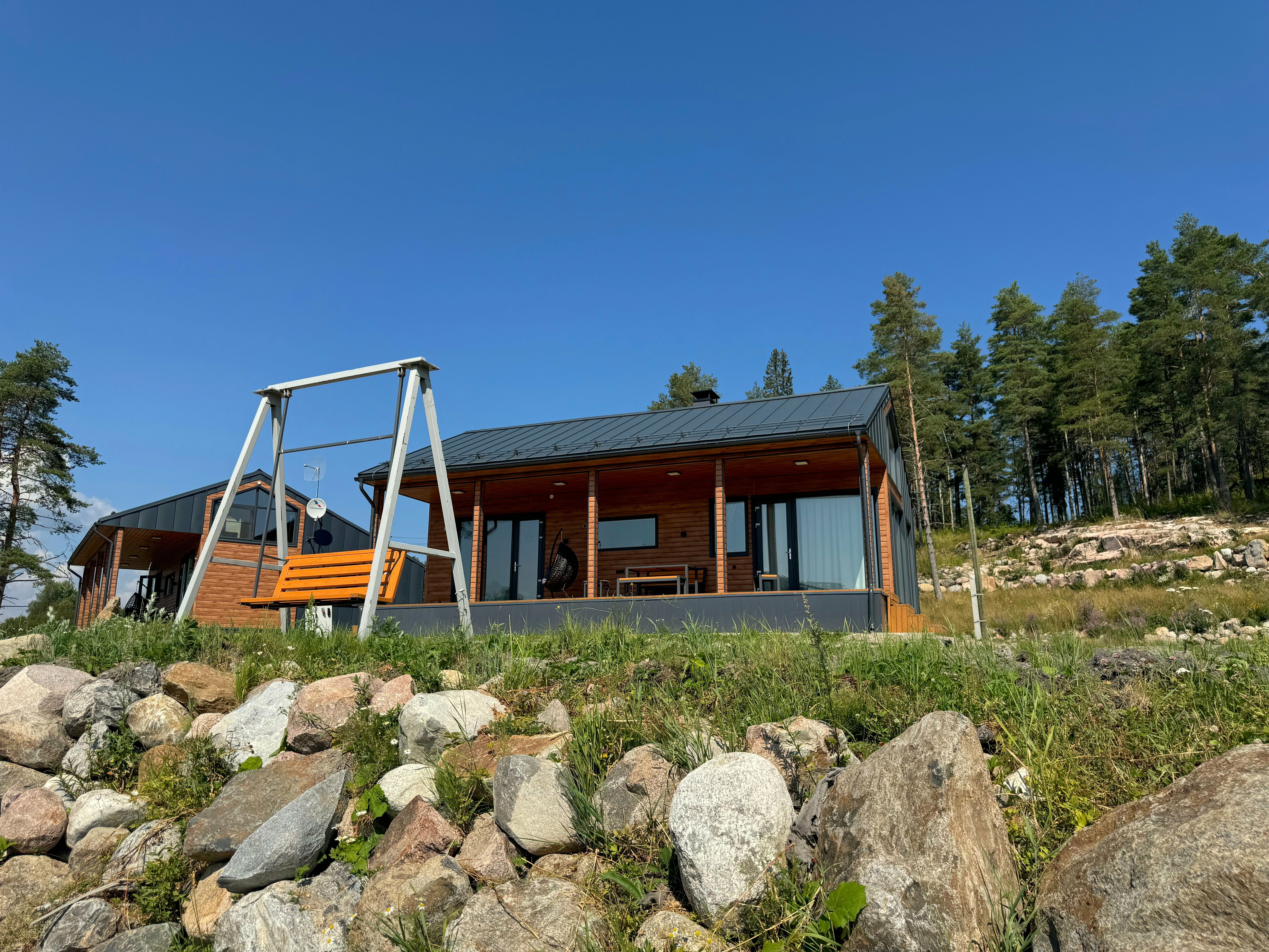 ДОМИКИ ИХОЯРВИ на ОЗЕРЕ (ДОМ №4)