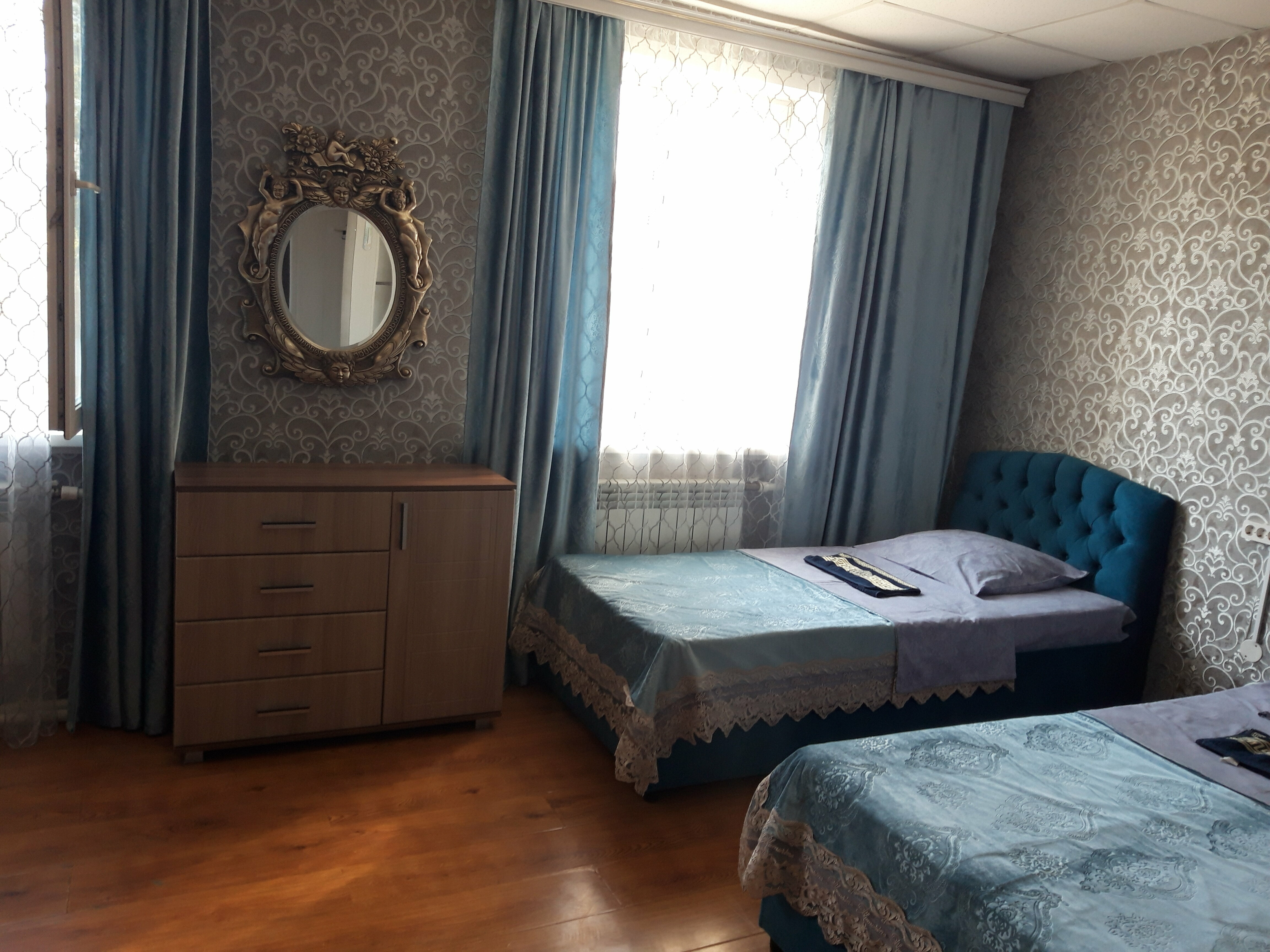 Двухместный номер Делюкс с 2 двуспальными кроватями