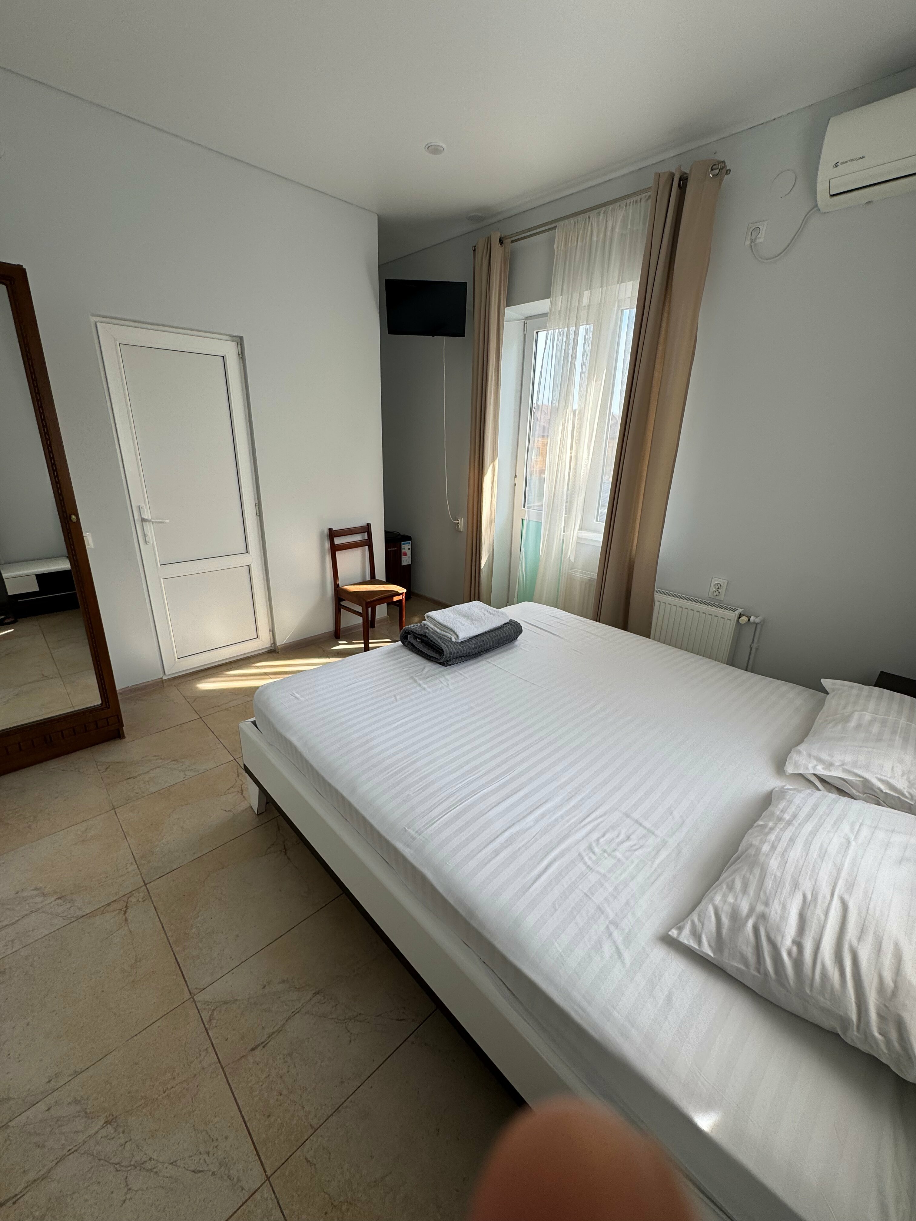 Двухместный номер с 1 кроватью и балконом