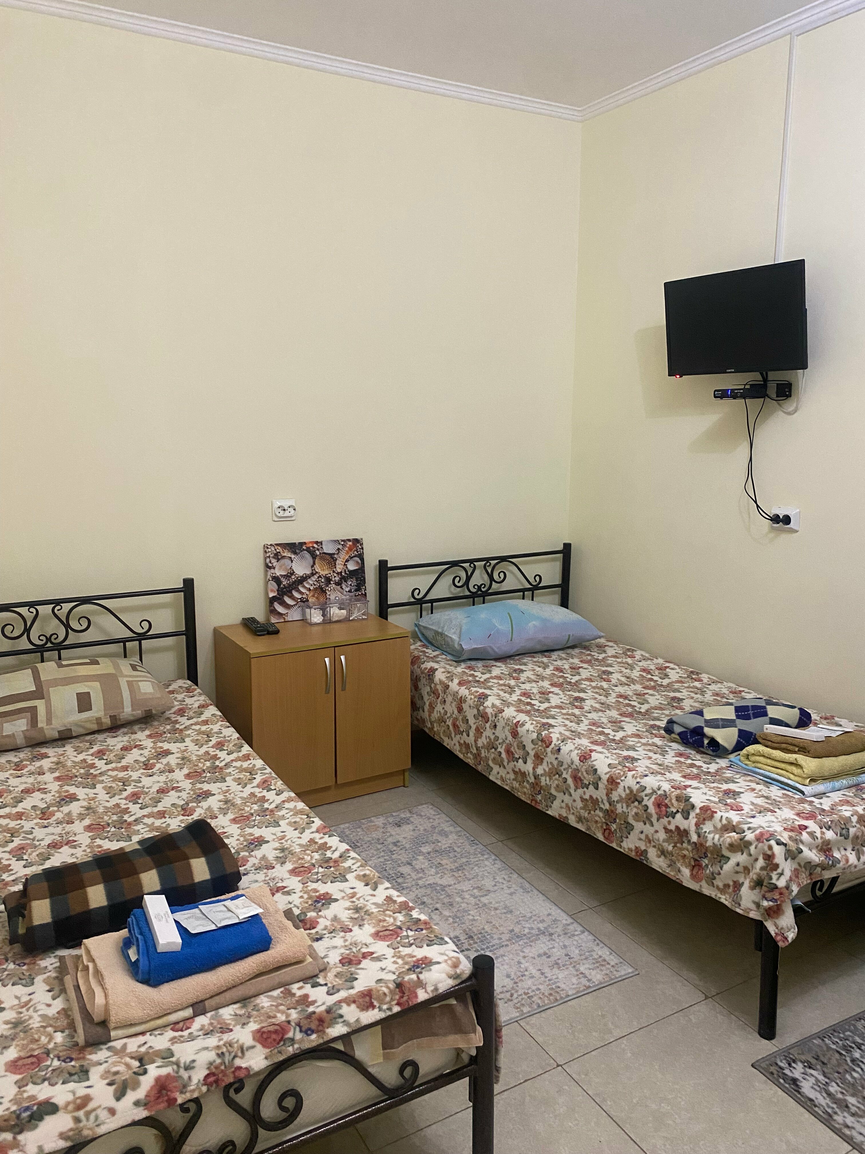 Двухместный номер с 2 отдельными кроватями и душем