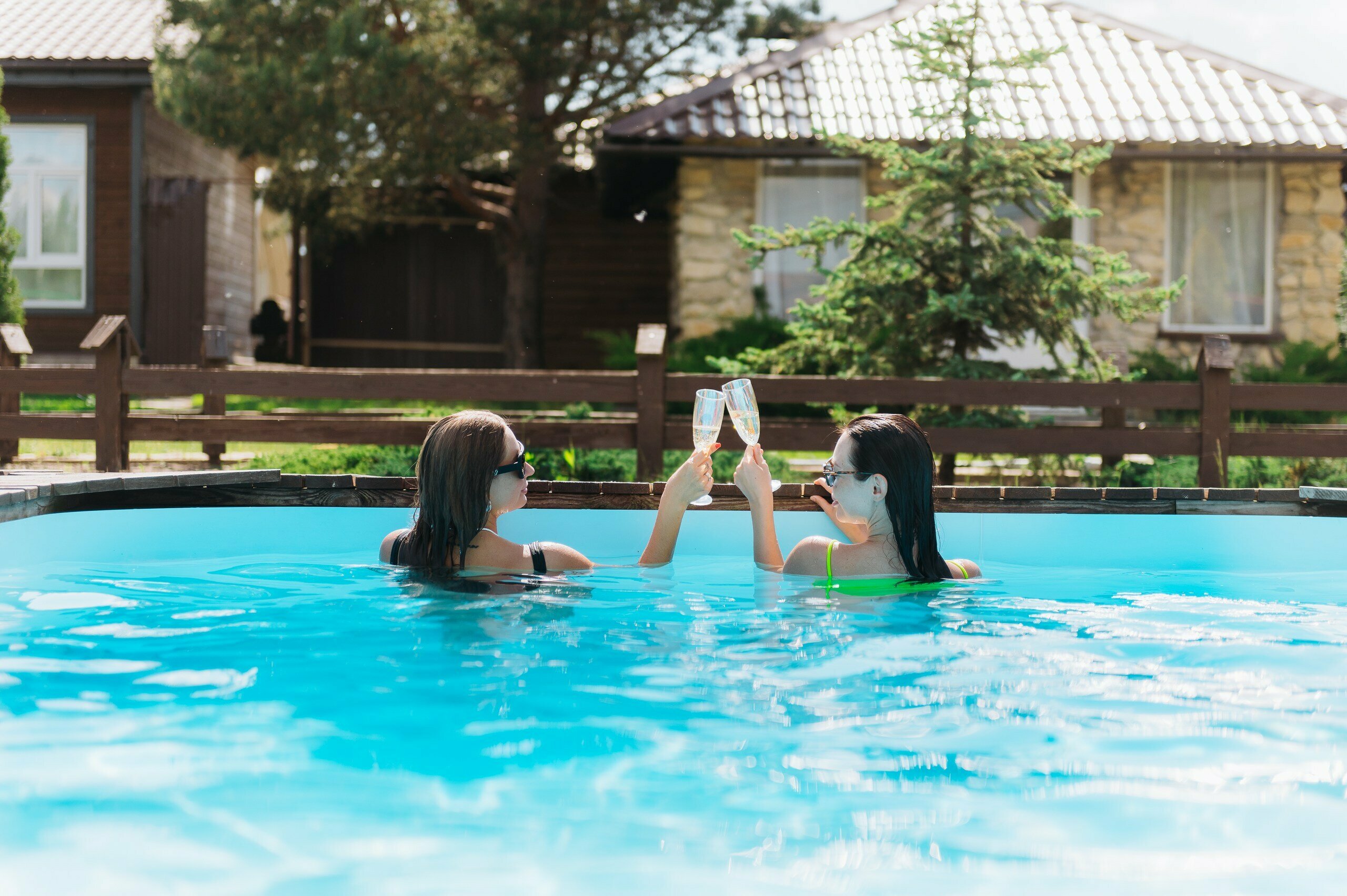 "Джан Туган" дом #1 c теплым бассейном и баней