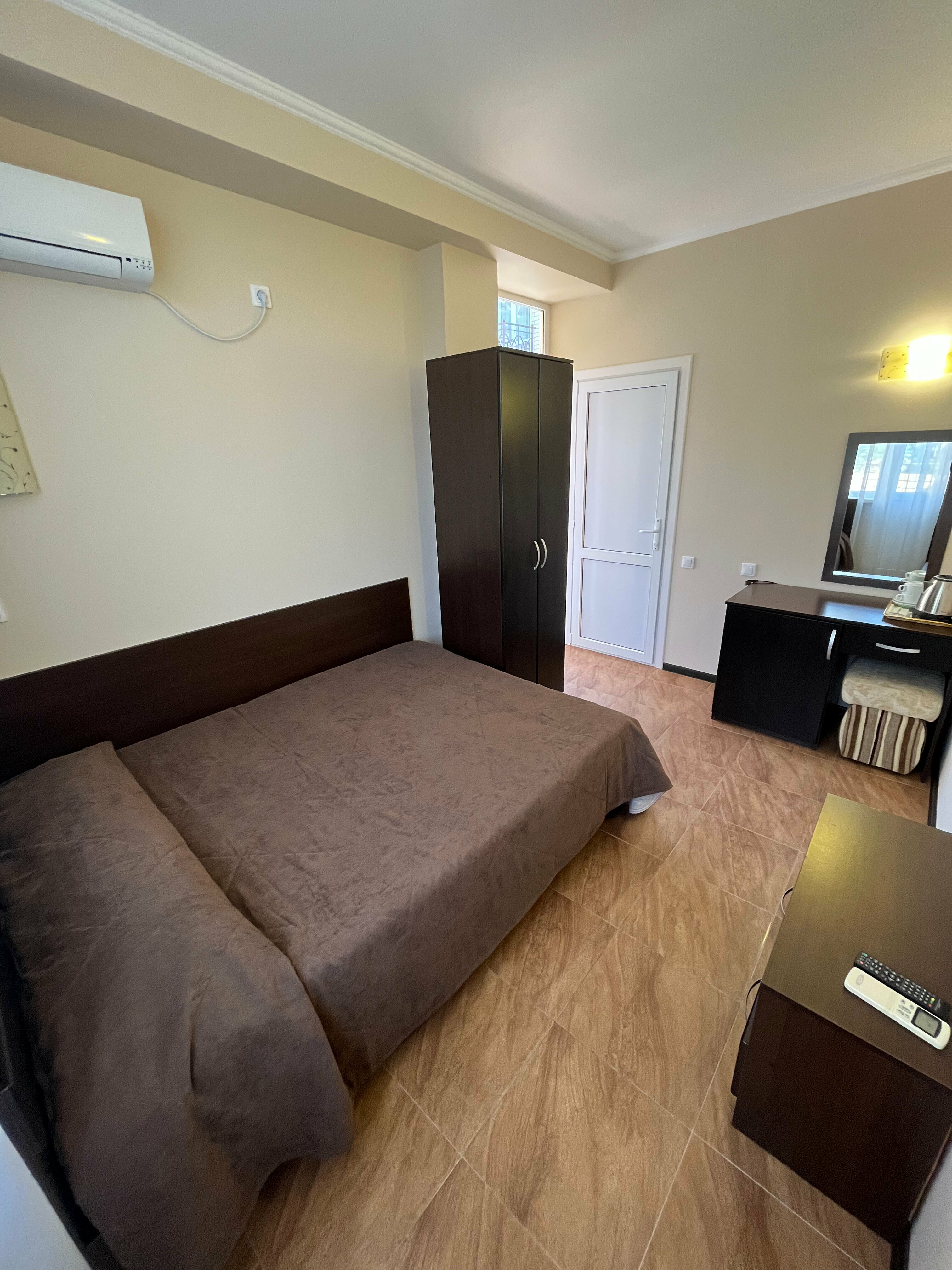 Двухместный номер с 1 кроватью и балконом