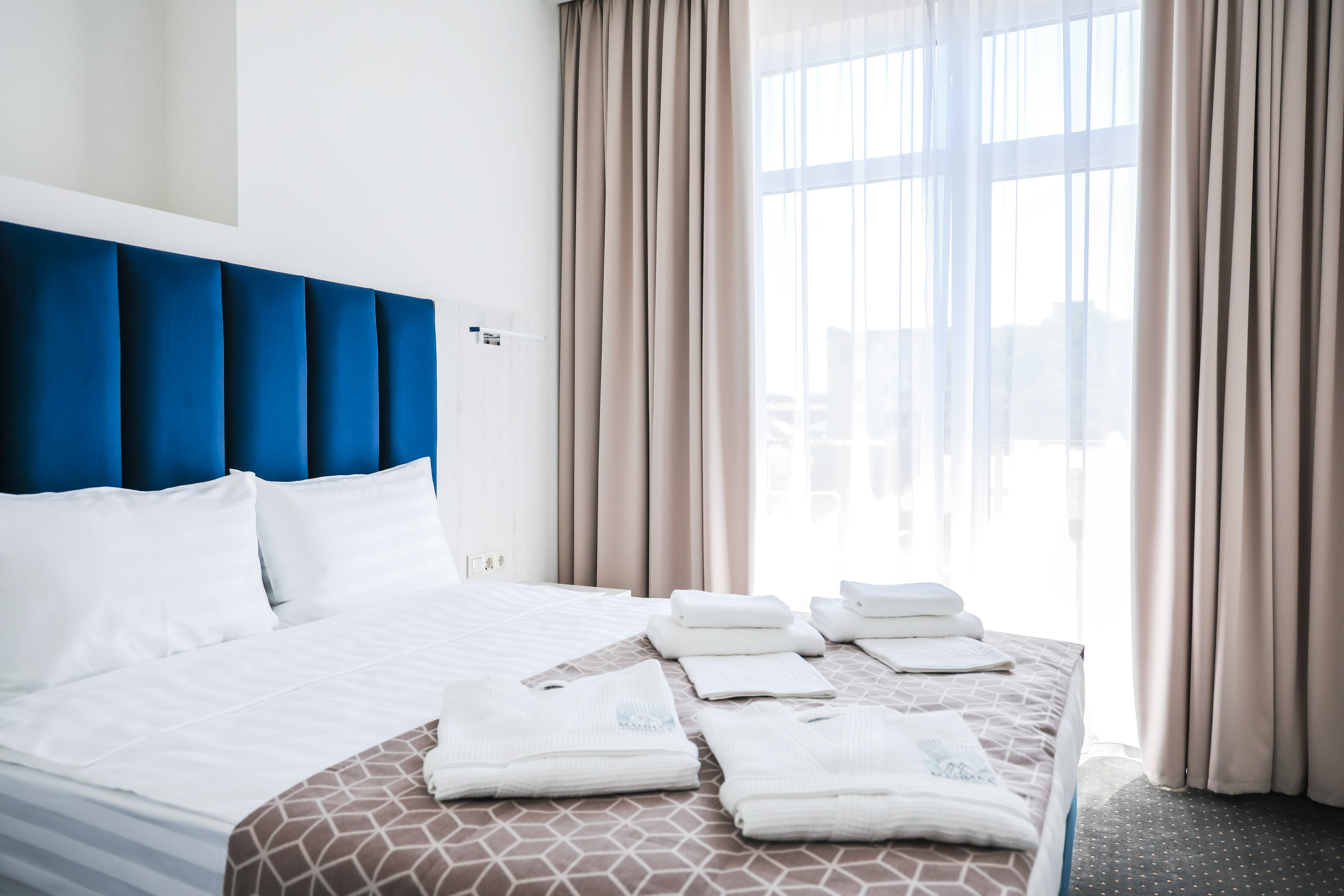 Двухместный номер Делюкс с 1 кроватью или 2 отдельными кроватями, вид на бассейн