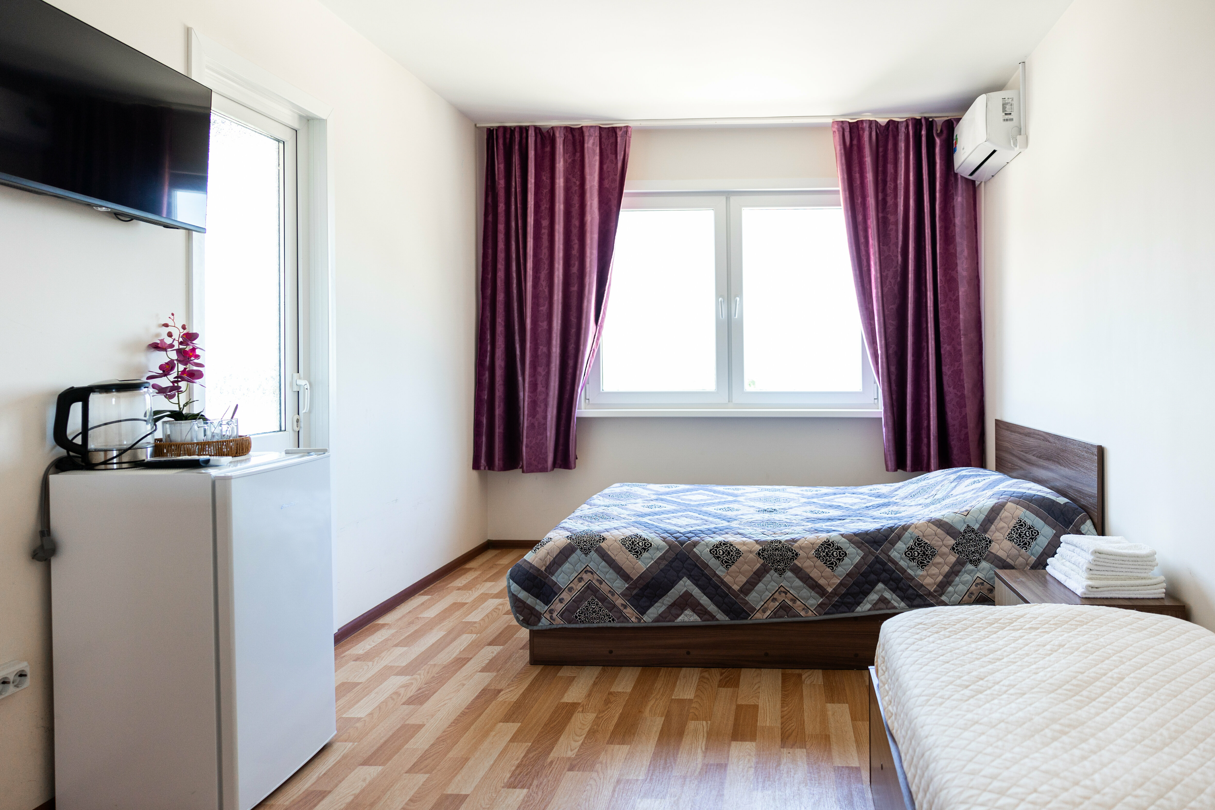 Трехместный номер с видом на море