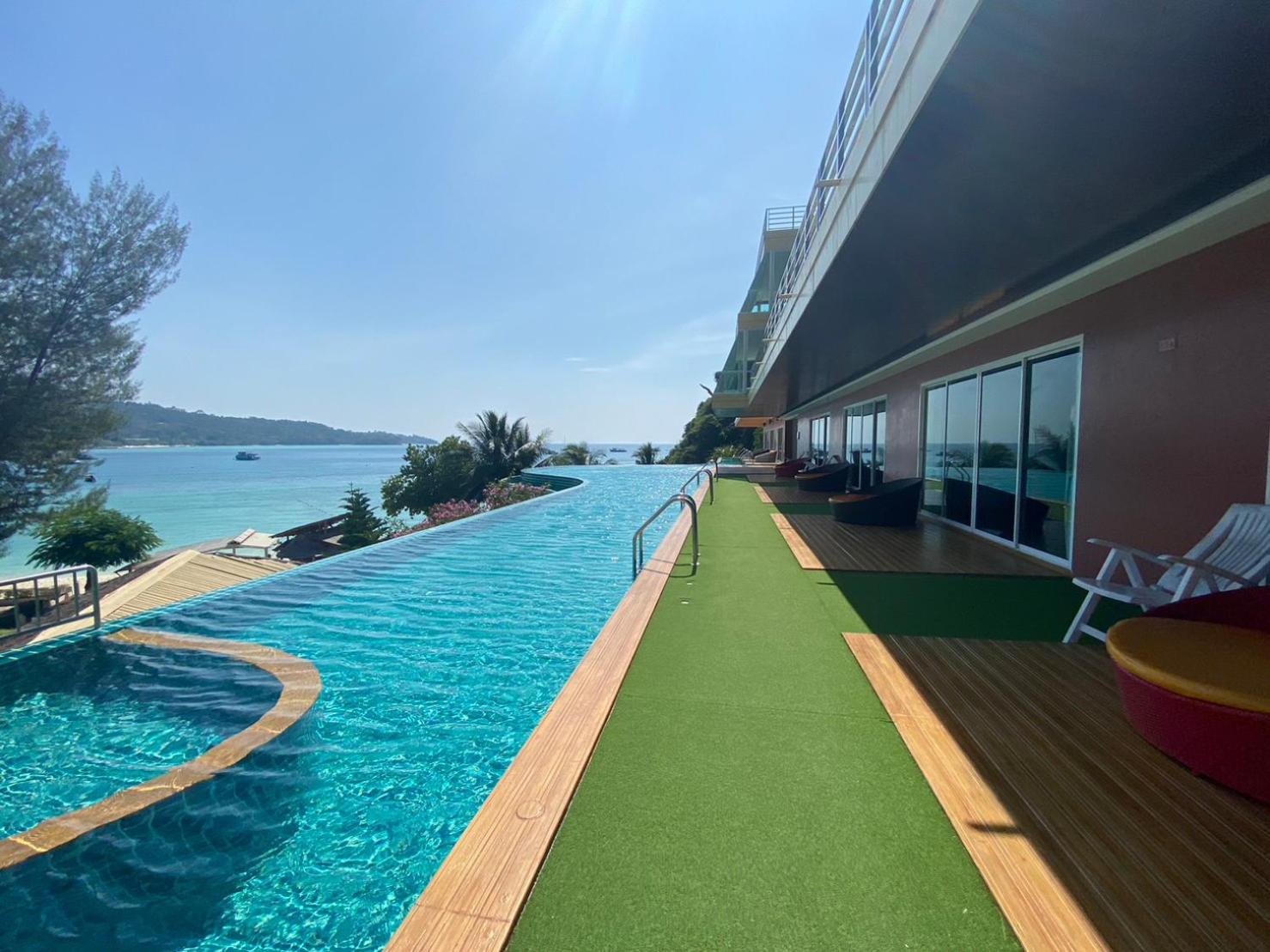 Luxury Double Room Sea View with Pool